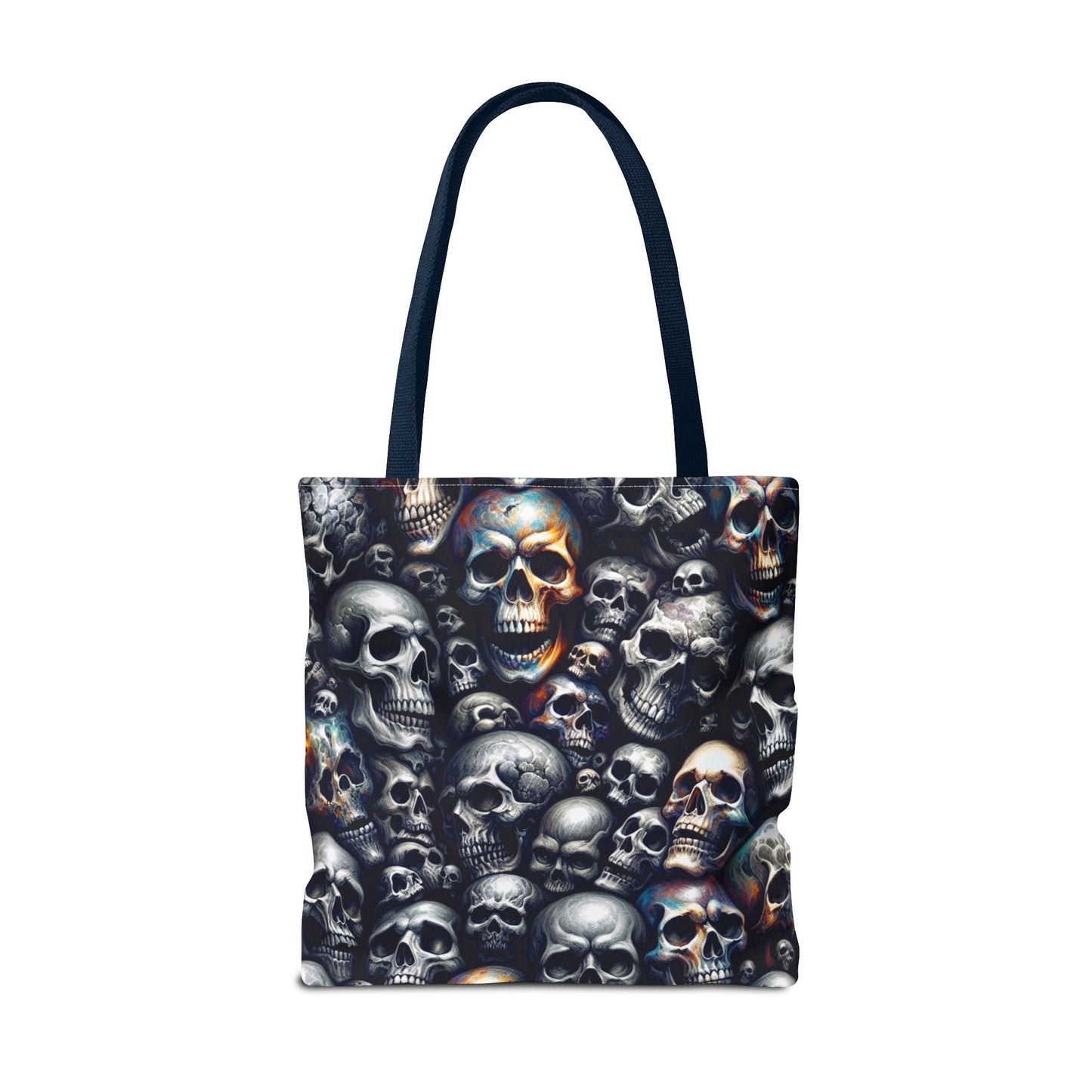 Gothic Skull Tote Bag | Gift for Halloween, Alternative Fashion, Edgy Eco-Friendly Bag, Casual Everyday Use