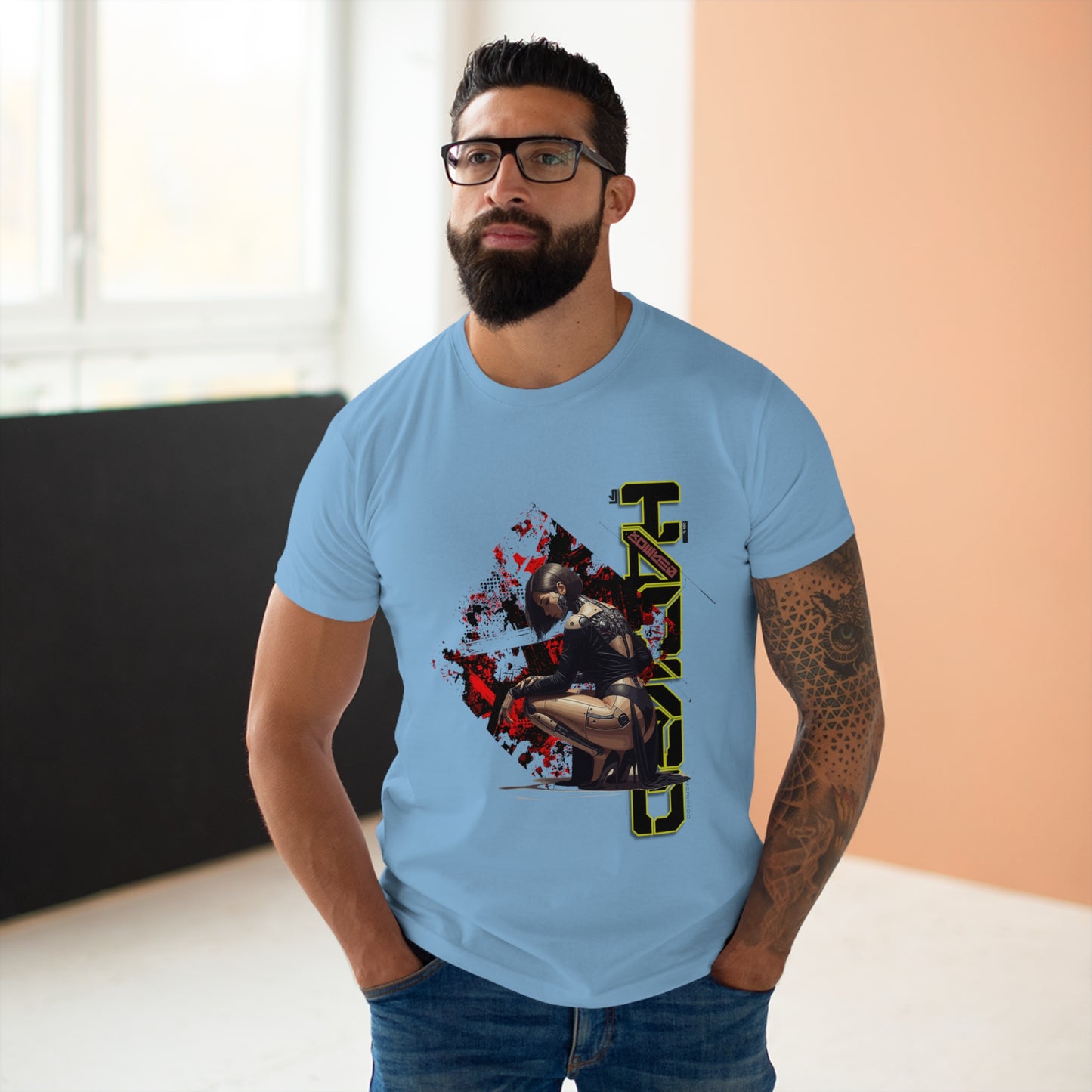 Stylish Unisex T-Shirt with Bold Graphic Design, Cool Casual Wear, Gift for Gamers, Graphic Tee, Everyday Fashion