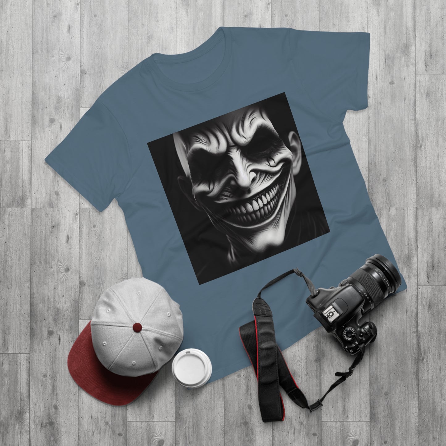 Creepy Clown Unisex T-Shirt - Unisex Graphic Tee for Halloween, Horror Fans, Costume Party, Unique Gift Idea, Spooky Apparel