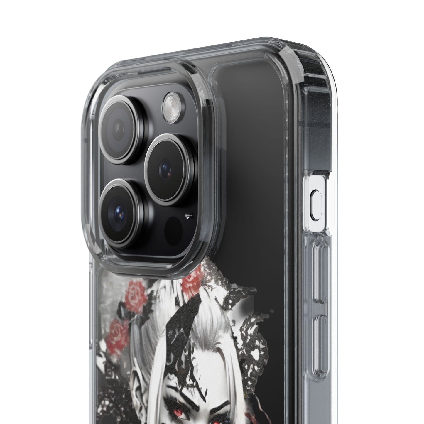 Mystical Warrior Clear Phone Case - Stylish & Protective