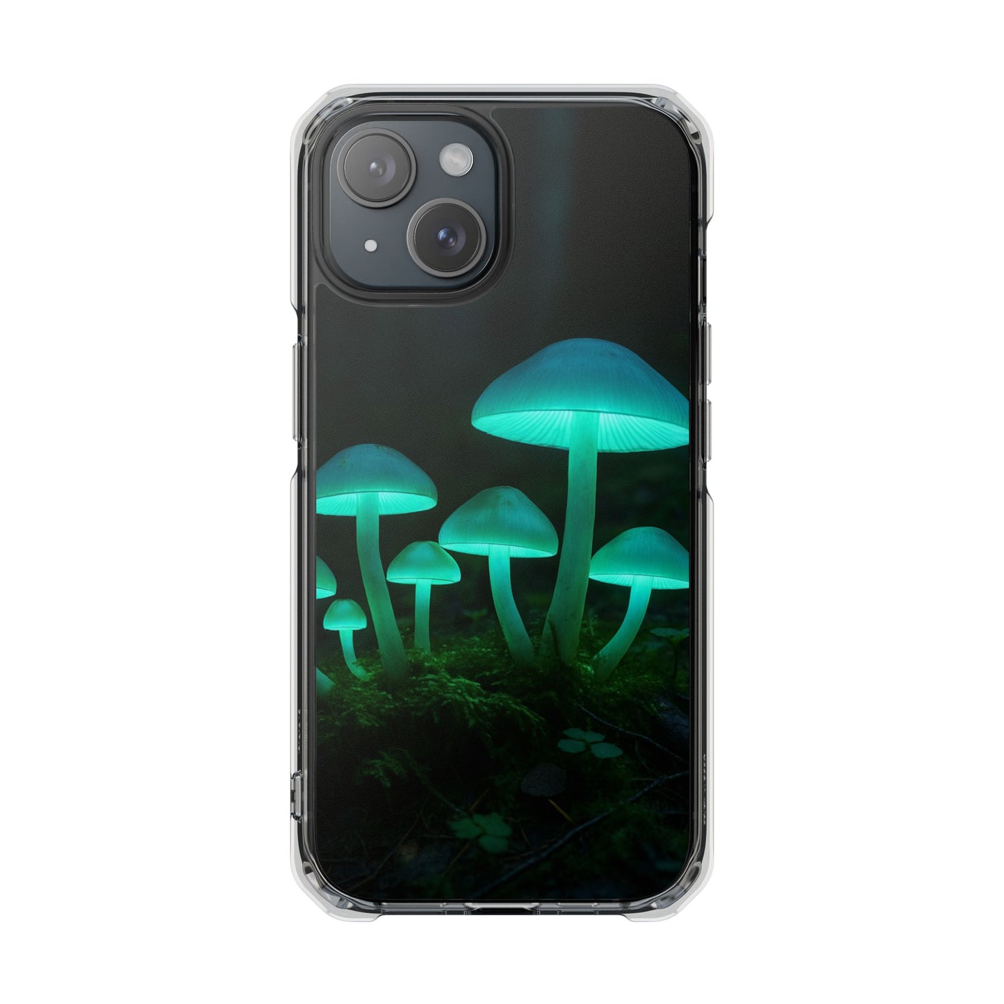 Glowing Mushroom iPhone Case, Unique Cellphone Protector, Gift for Nature Lovers, Eco-Friendly Tech Accessory