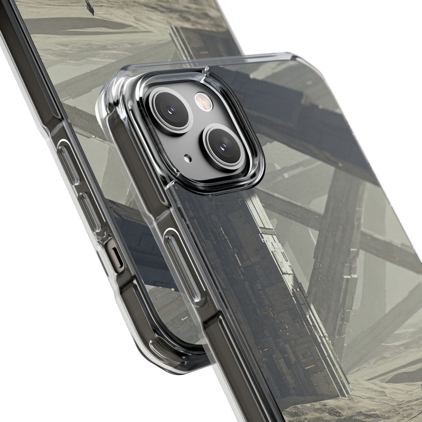 Magnetic Clear Impact Cases - Aesthetic Phone Protection, Unique Gift for Tech Lovers, Sleek Design for Minimalists