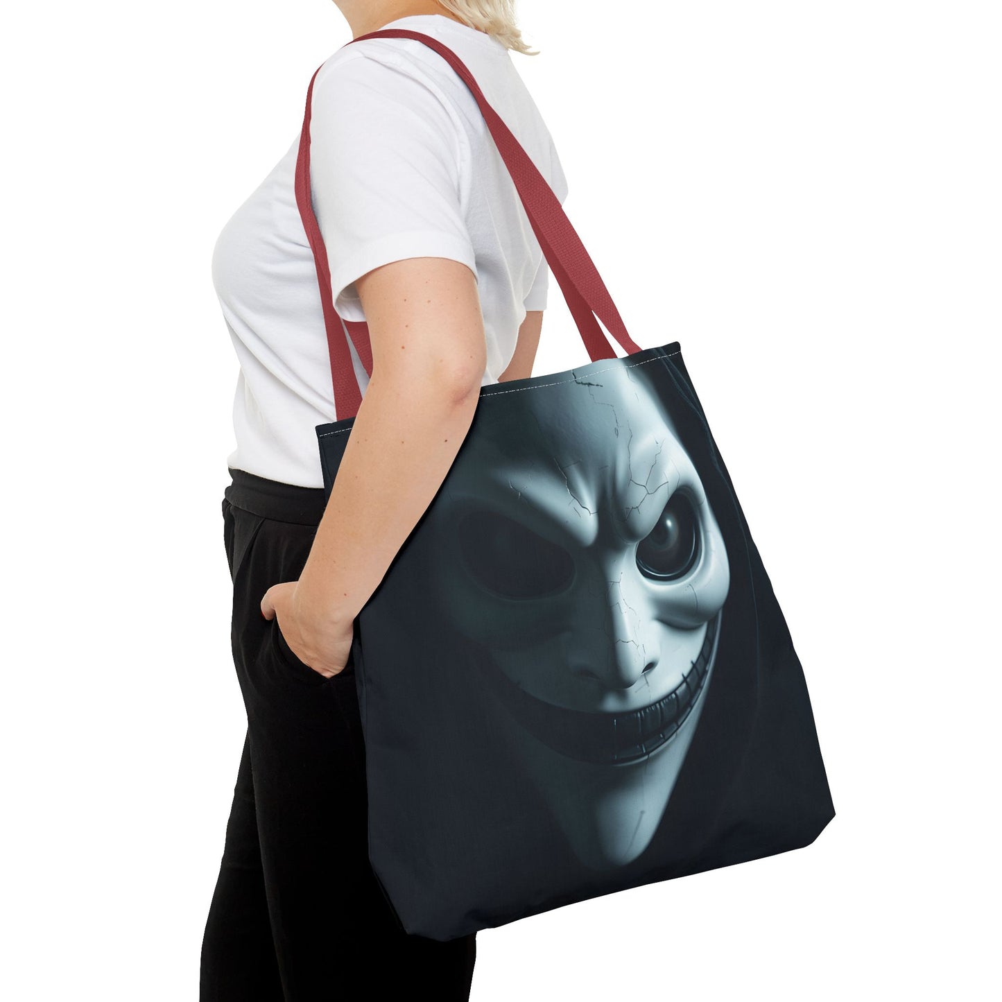 Spooky Character Tote Bag | Halloween Accessory, Trick or Treat Bag, Eco-Friendly Shopper, Gift for Fans, Unique Design