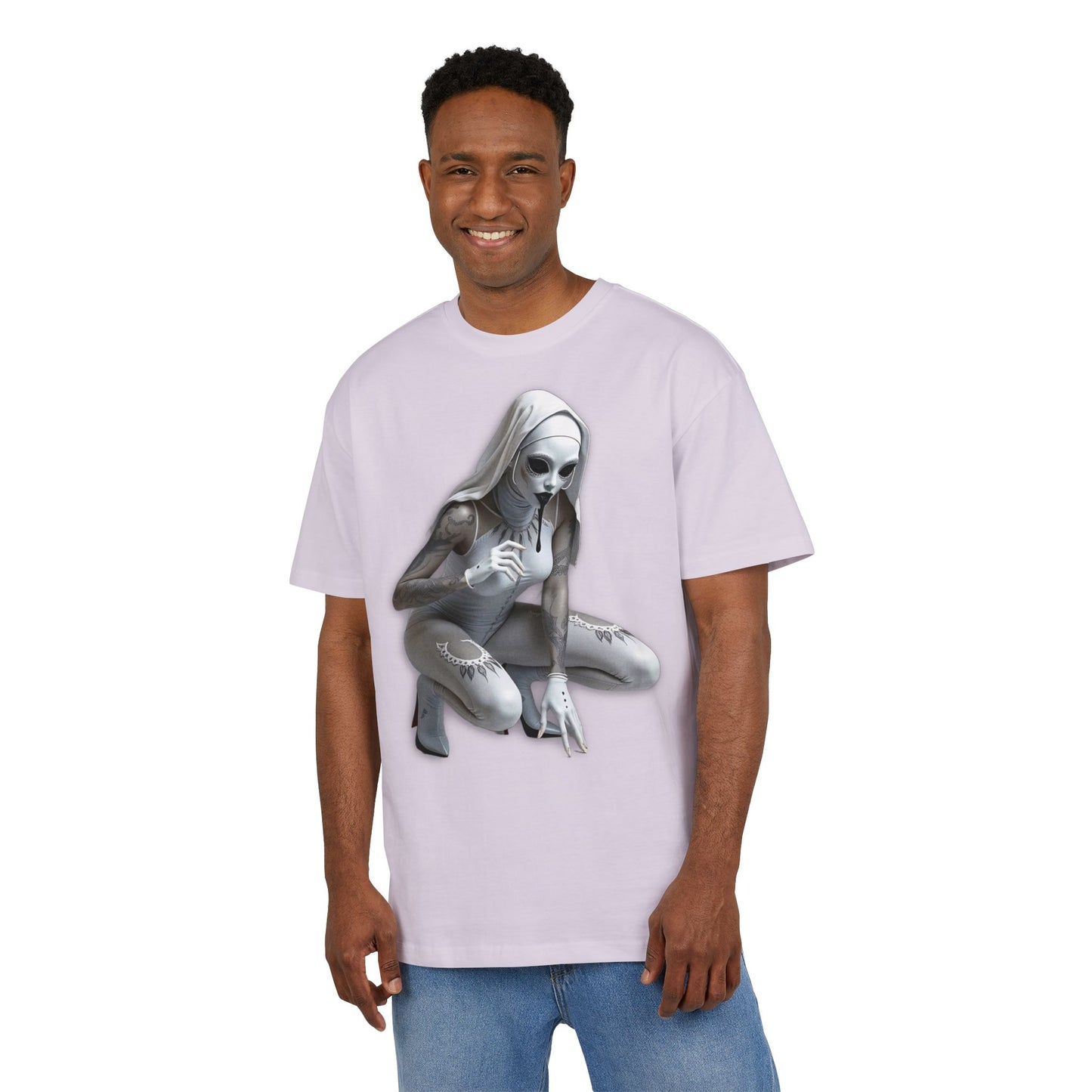 Horror Unisex Heavy Oversize Tee - Casual Streetwear