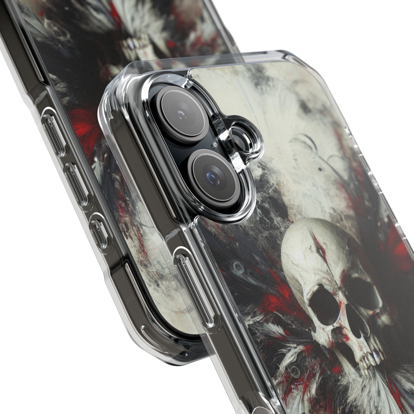 Gothic Skull Phone Case, Unique iPhone Cover, Edgy Smartphone Protector, Halloween Gift, Alternative Accessories