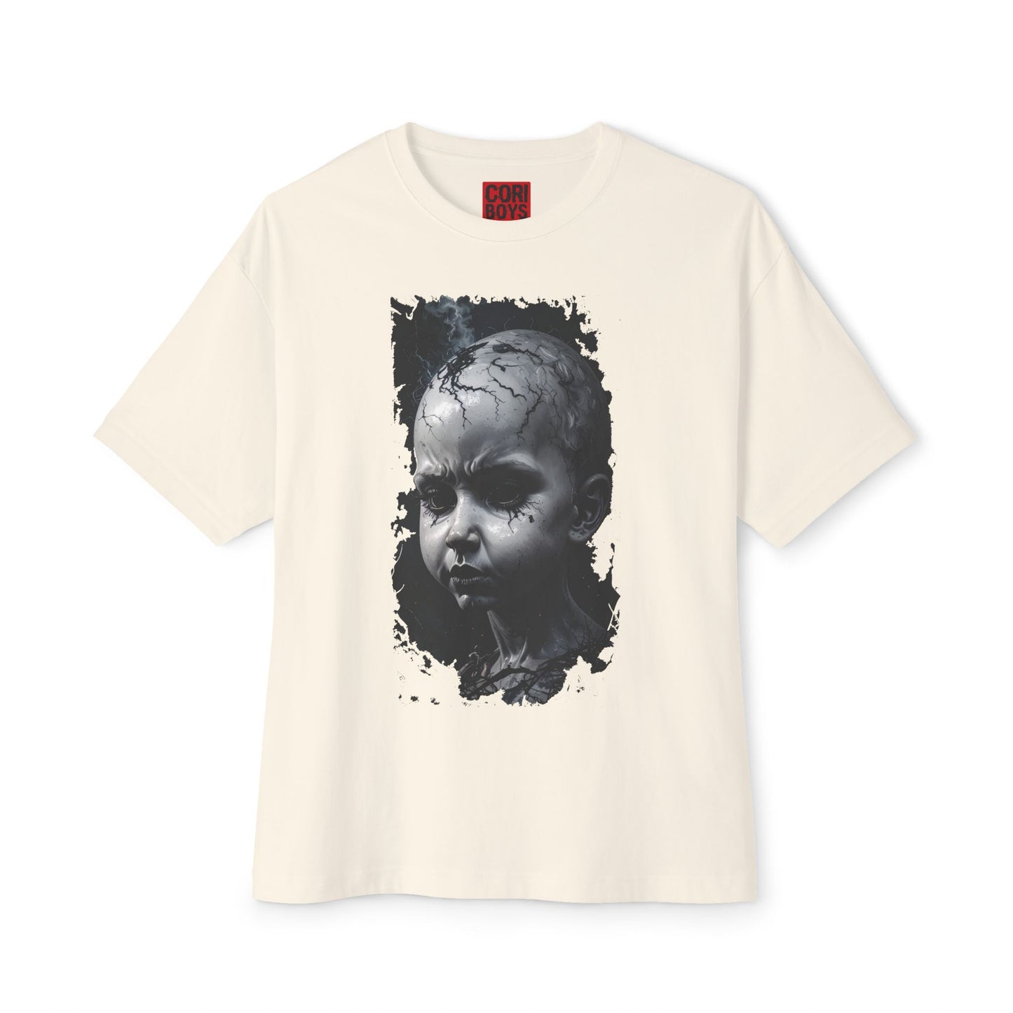 Edgy Unisex Oversized Tee - Streetwear Graphic Top, Casual Style, Everyday Wear, Unique Gift, Alternative Fashion