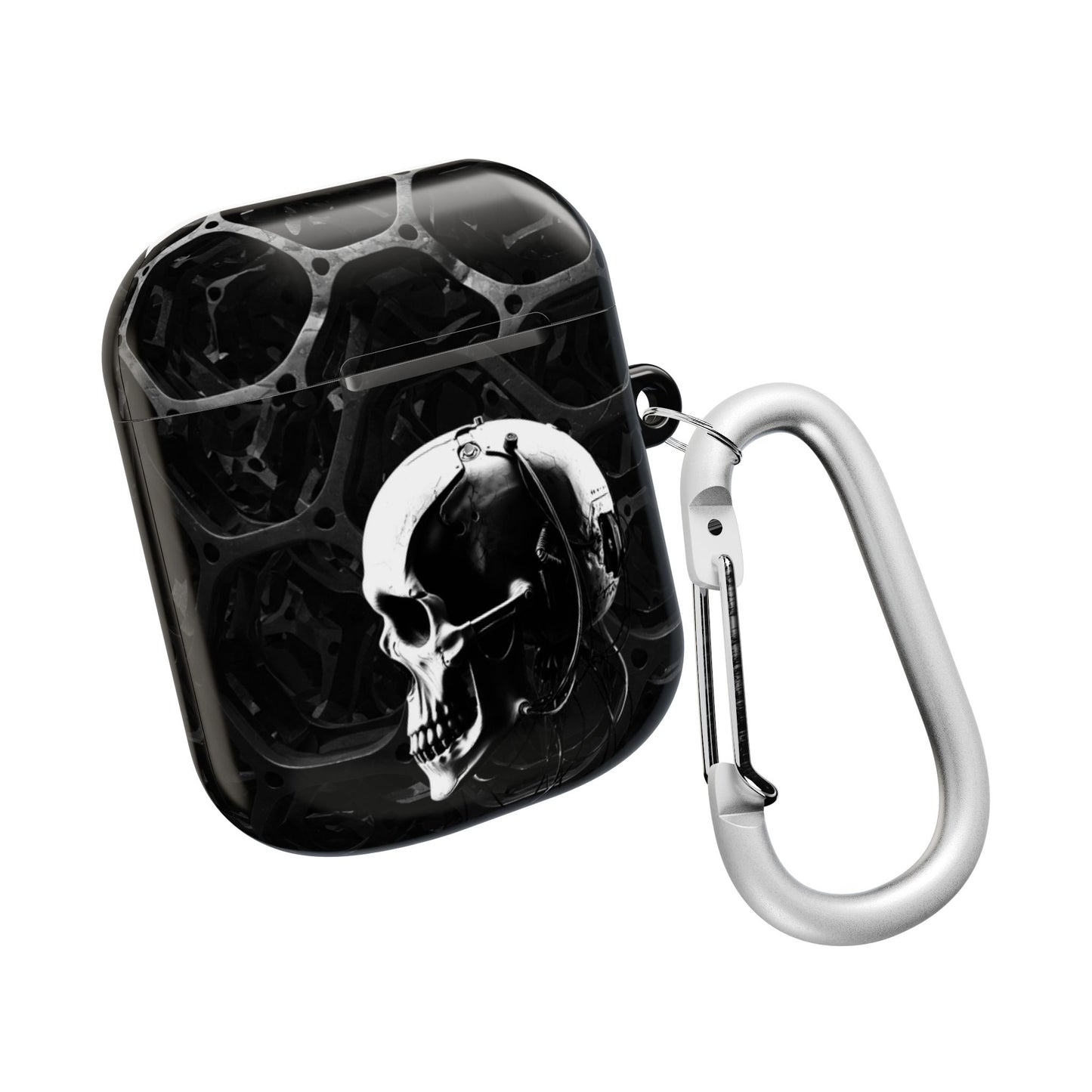 Stylish Skull AirPod Cases, Trendy AirPod Cover, Unique Earbuds Protector, Tech Accessory, Gift for Music Lovers