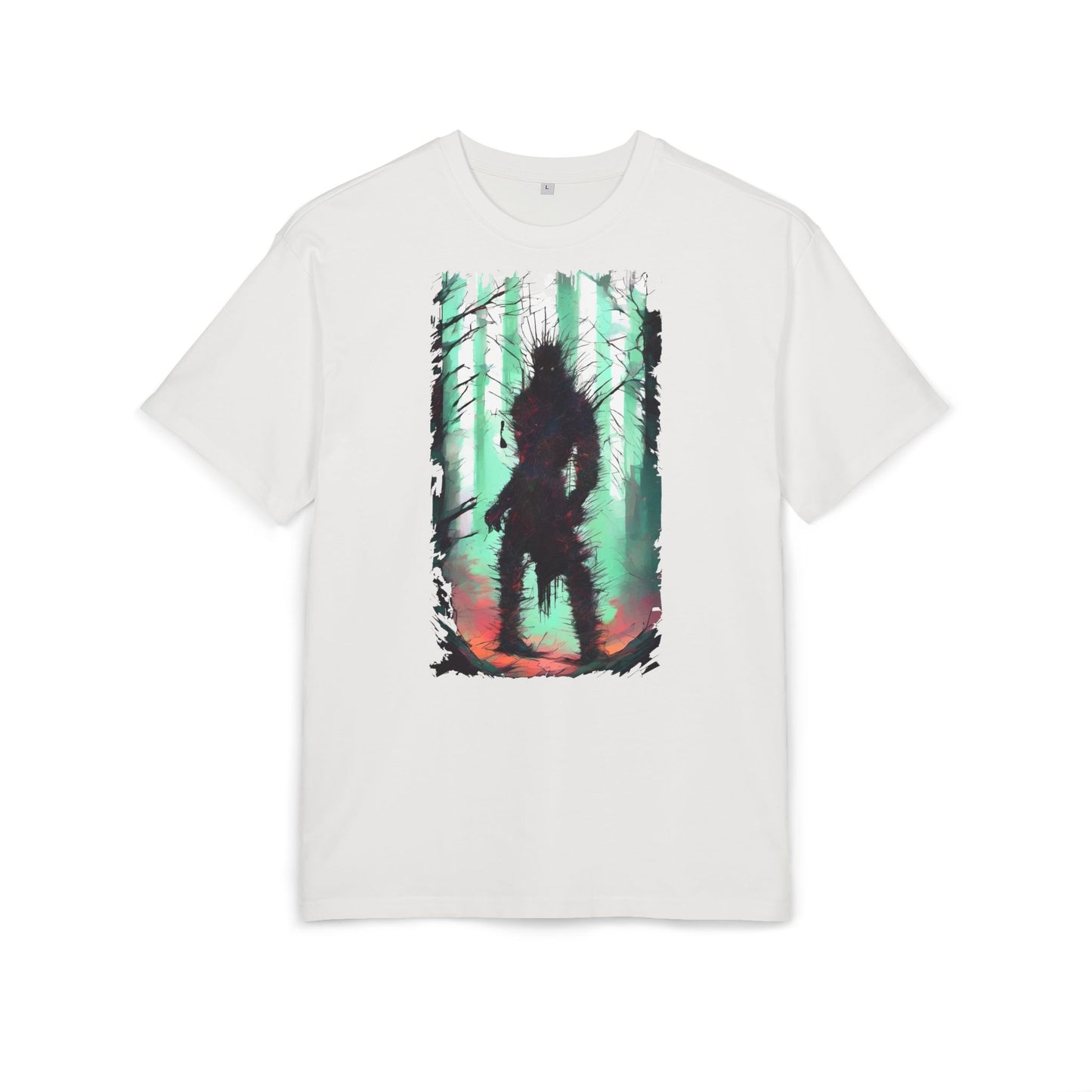 Unisex Oversized Graphic Tee with Forest Silhouette | Comfy Casual Wear, Gift for Nature Lovers, Ideal for Camping, Hiking, Everyday Style