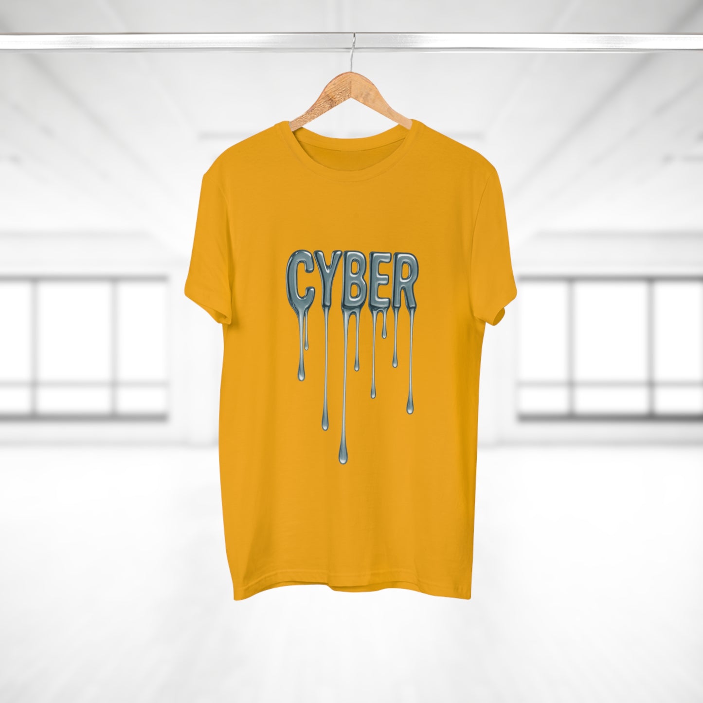 Cool Drippy Cyber T-Shirt, Unisex Graphic Tee, Casual Wear, Tech Enthusiast Gift, Trendy Streetwear for All Occasions