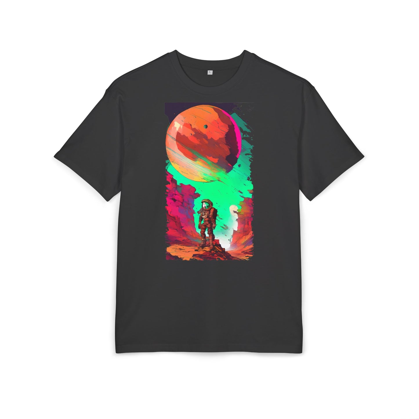 Cosmic Adventure Unisex Heavy Oversize Tee - Perfect for Space Lovers, Casual Style, Gift for Her, Him, Unique Graphic Tee, Sci-Fi Fashion