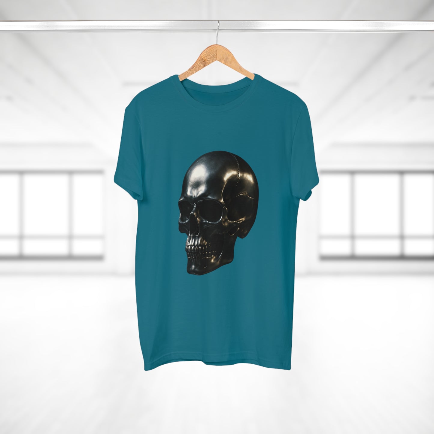 Gothic Skull Unisex T-Shirt, Edgy Graphic Tee, Halloween Apparel, Men's Casual Wear, Gift for Him