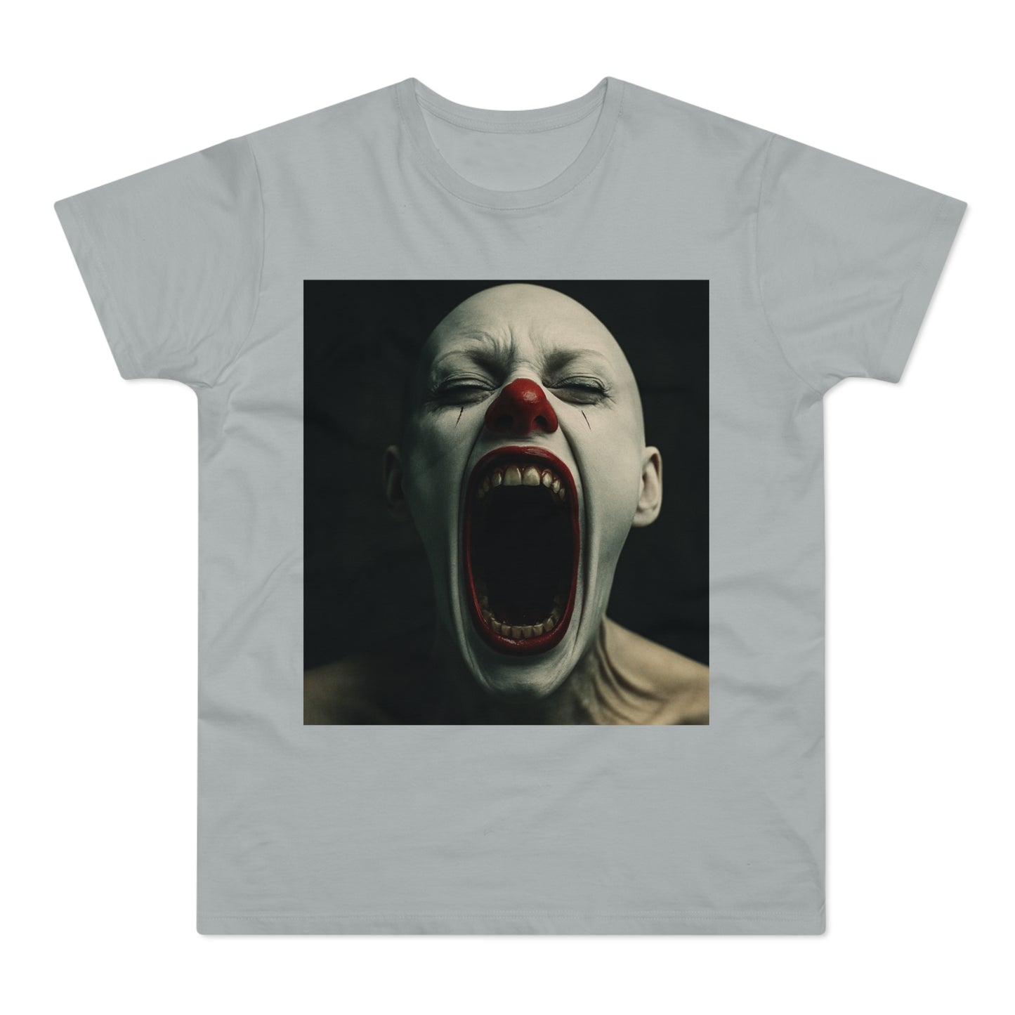 Creepy Clown Graphic T-Shirt, Scary Shirt for Halloween, Horror Movie Fans, Unique Gift for Him, Unisex Casual Wear