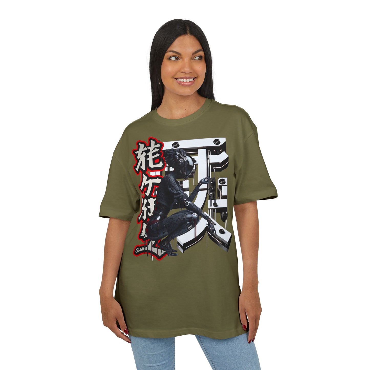 Cyberpunk Graphic Unisex Heavy Oversize Tee