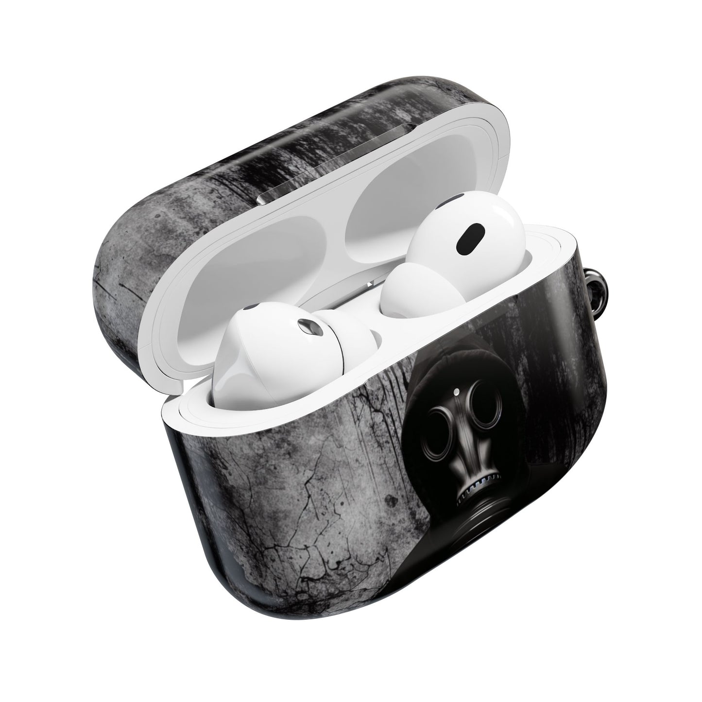 Gritty AirPod Cases - Urban Style, Tech Accessories, Music Lover Gift, Black & Gray Aesthetic, Unique Earbud Cases, Trendy Tech Gear