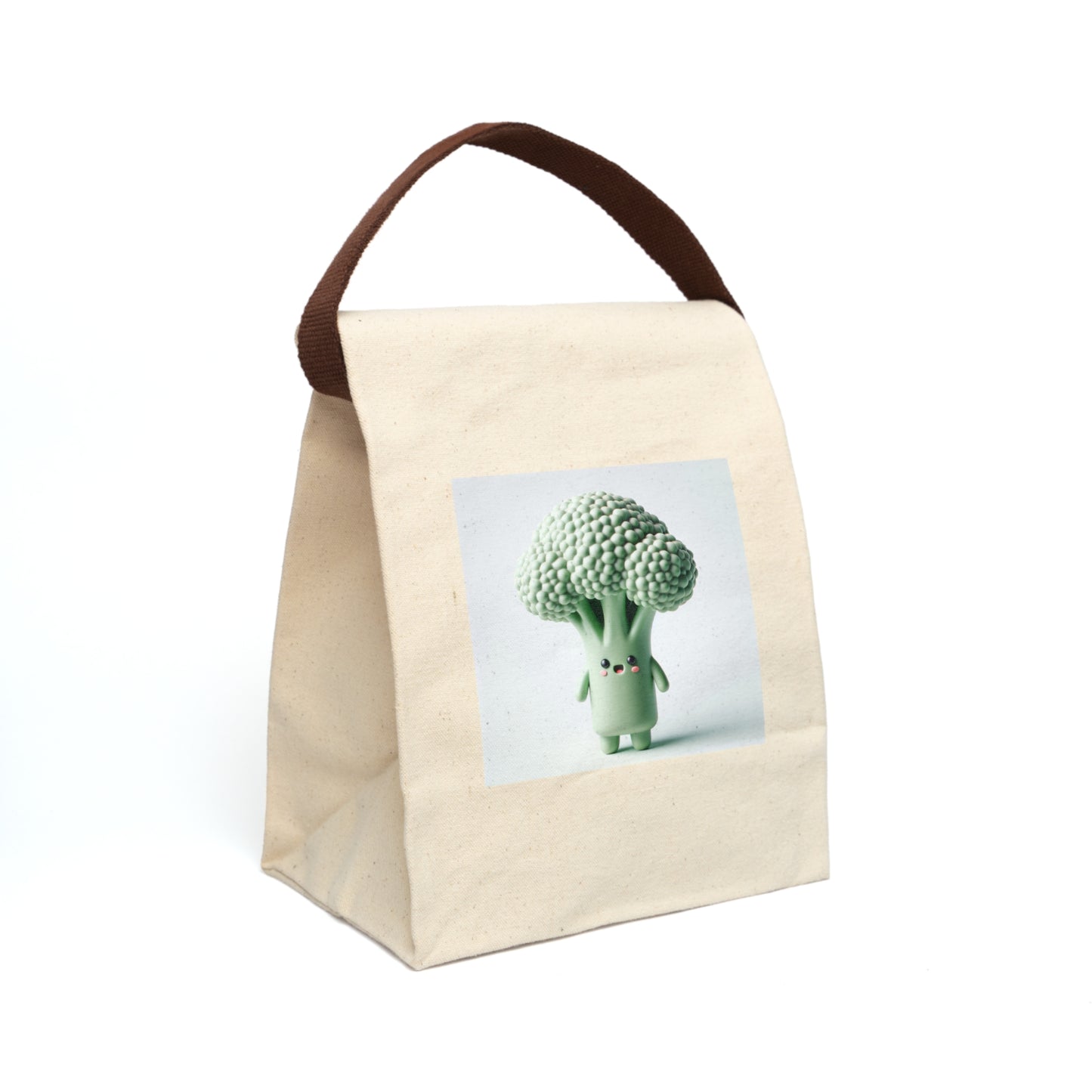 Eco-Friendly Kids Lunch Bag, Broccoli Design, Cute Lunch Tote, Reusable Lunch Box, Gift for Children, Back to School Essentials