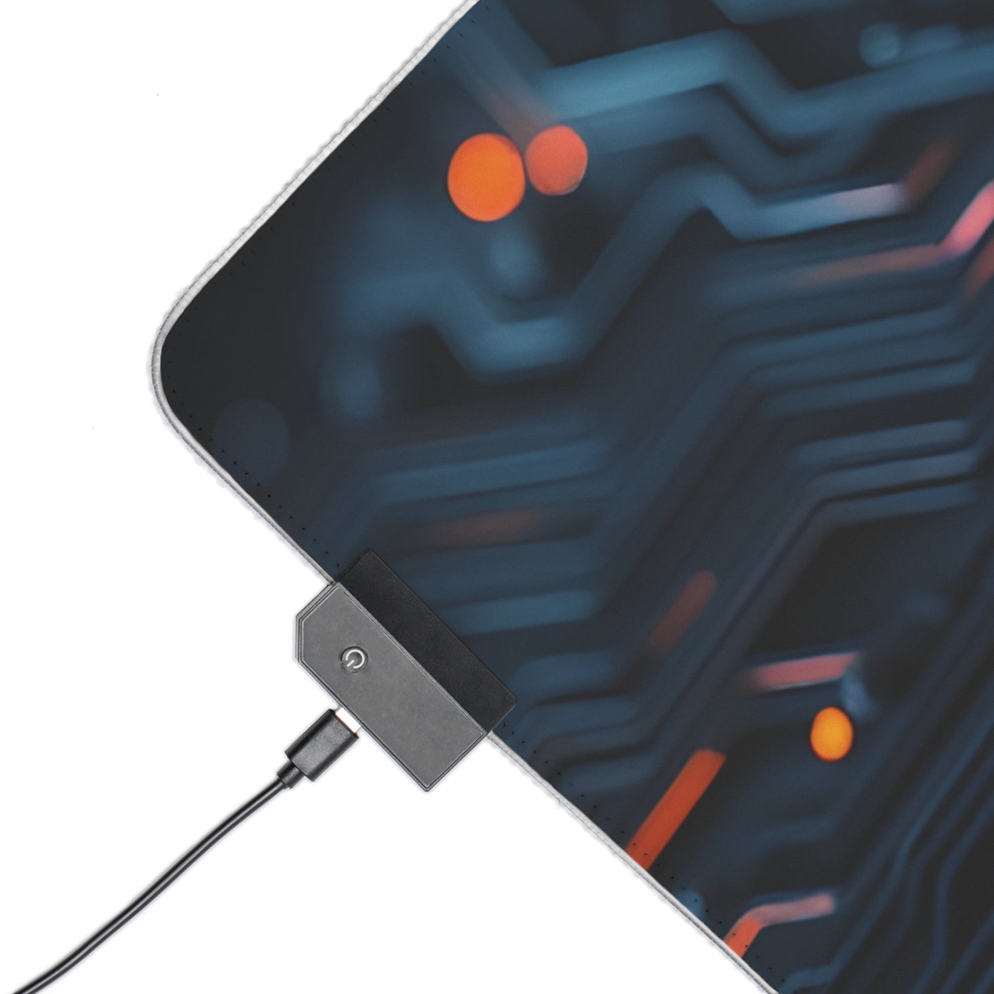 Gaming Mouse Pad with Abstract Cyber Design