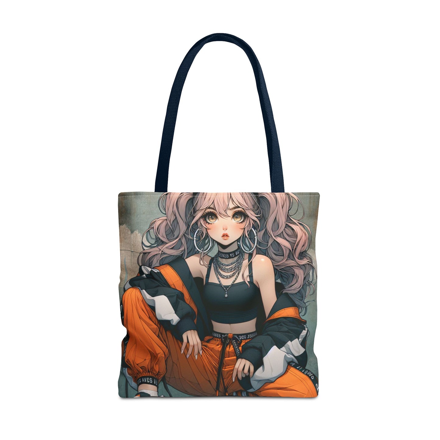 Stylish Anime Tote Bag, AOP Art Bag, Gift for Anime Lovers, Trendy Shopper Bag, Unique Fashion Accessory, Everyday Use Tote