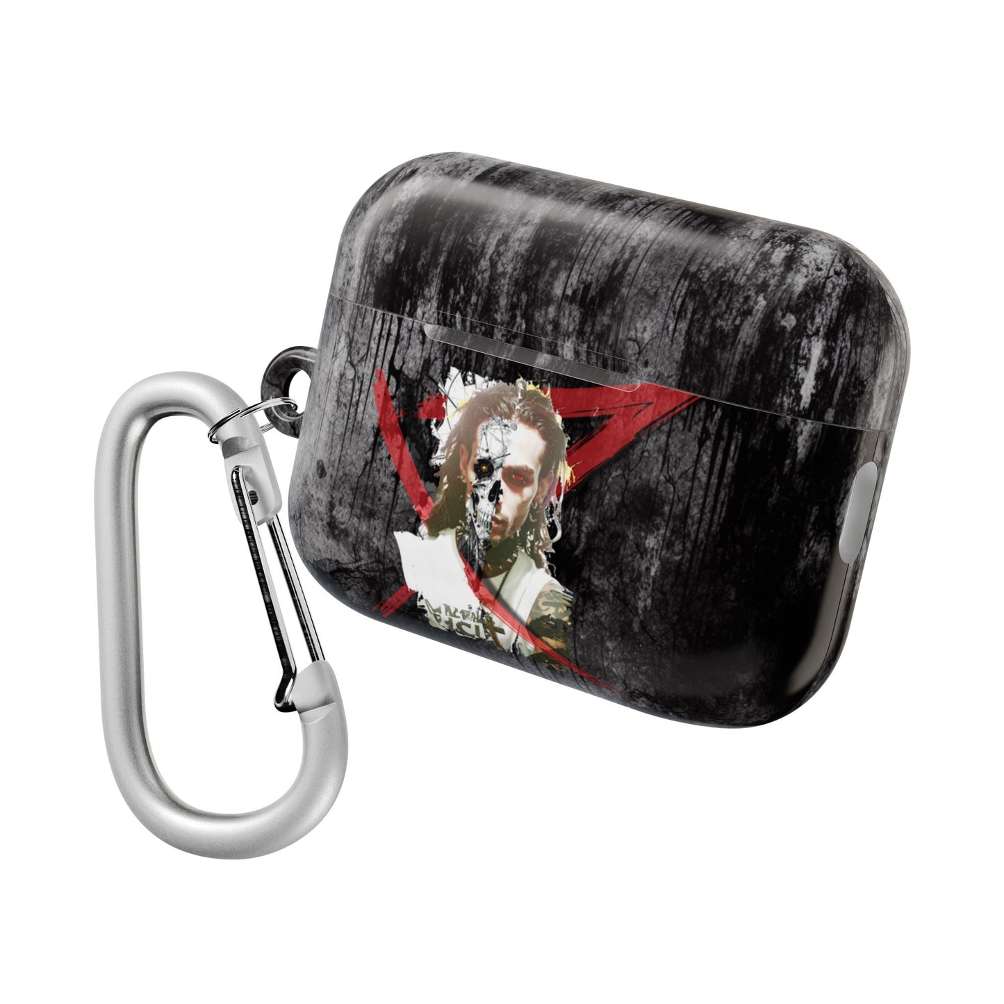 Gothic AirPod Case - Edgy Accessories for Music Lovers, Unique Gift for Teens, Stylish Tech Protection, Punk Aesthetic, Dark Art Case