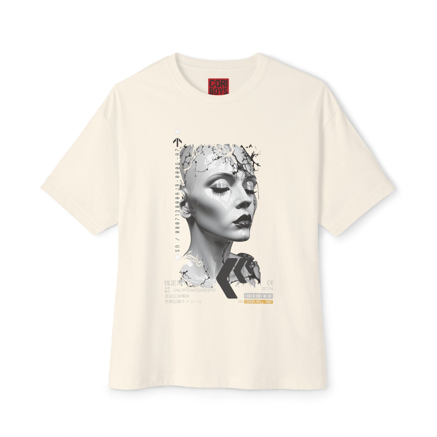 Chic Graphic Tee, Unisex Streetwear, Trendy Oversized Shirt, Modern Art T-Shirt, Casual Wear for Everyday Style