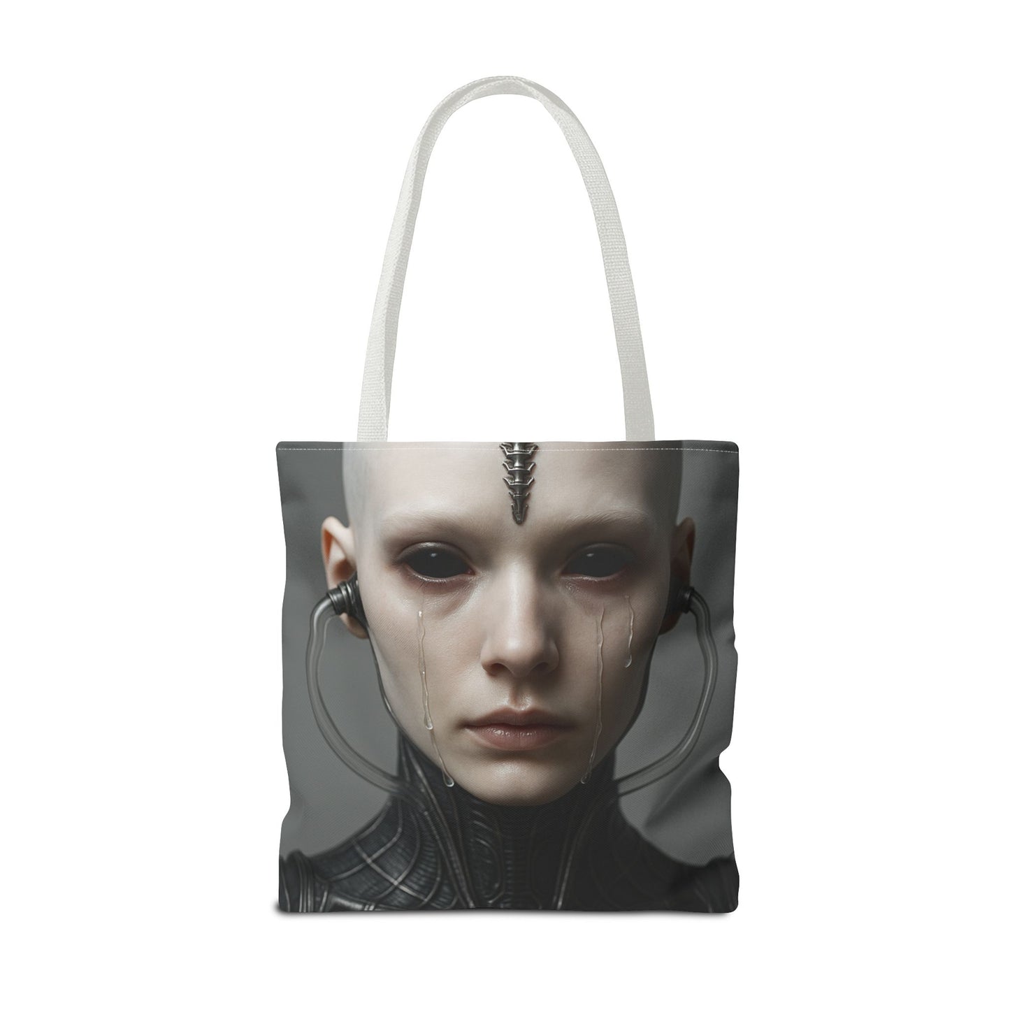 Futuristic AOP Tote Bag | Sci-Fi Style for Everyday Use, Gift for Geek Culture, Urban Accessories, Fashionable Shopping Bag