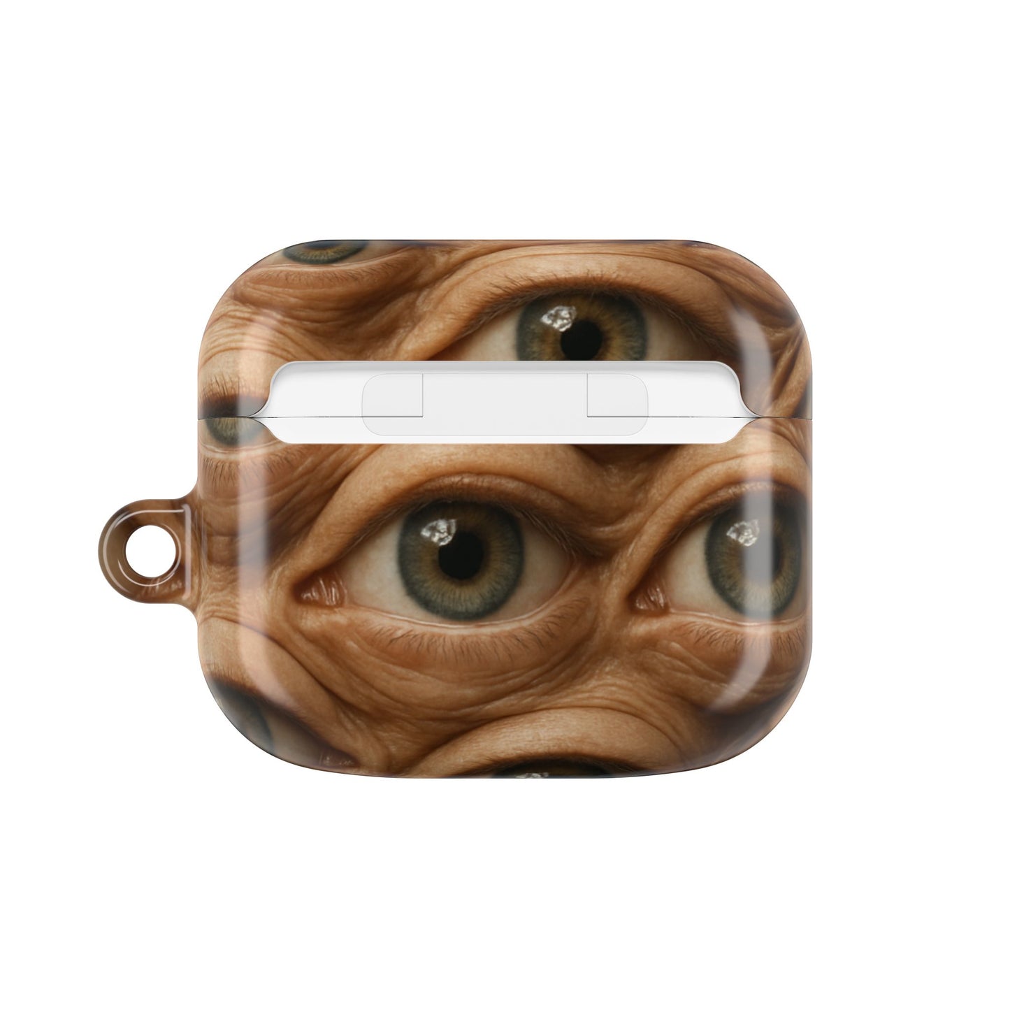 Unique Eye Pattern AirPod Case, Quirky AirPod Cover, Gift for Tech Lovers, Trendy Accessories, Fun Gadget Protection