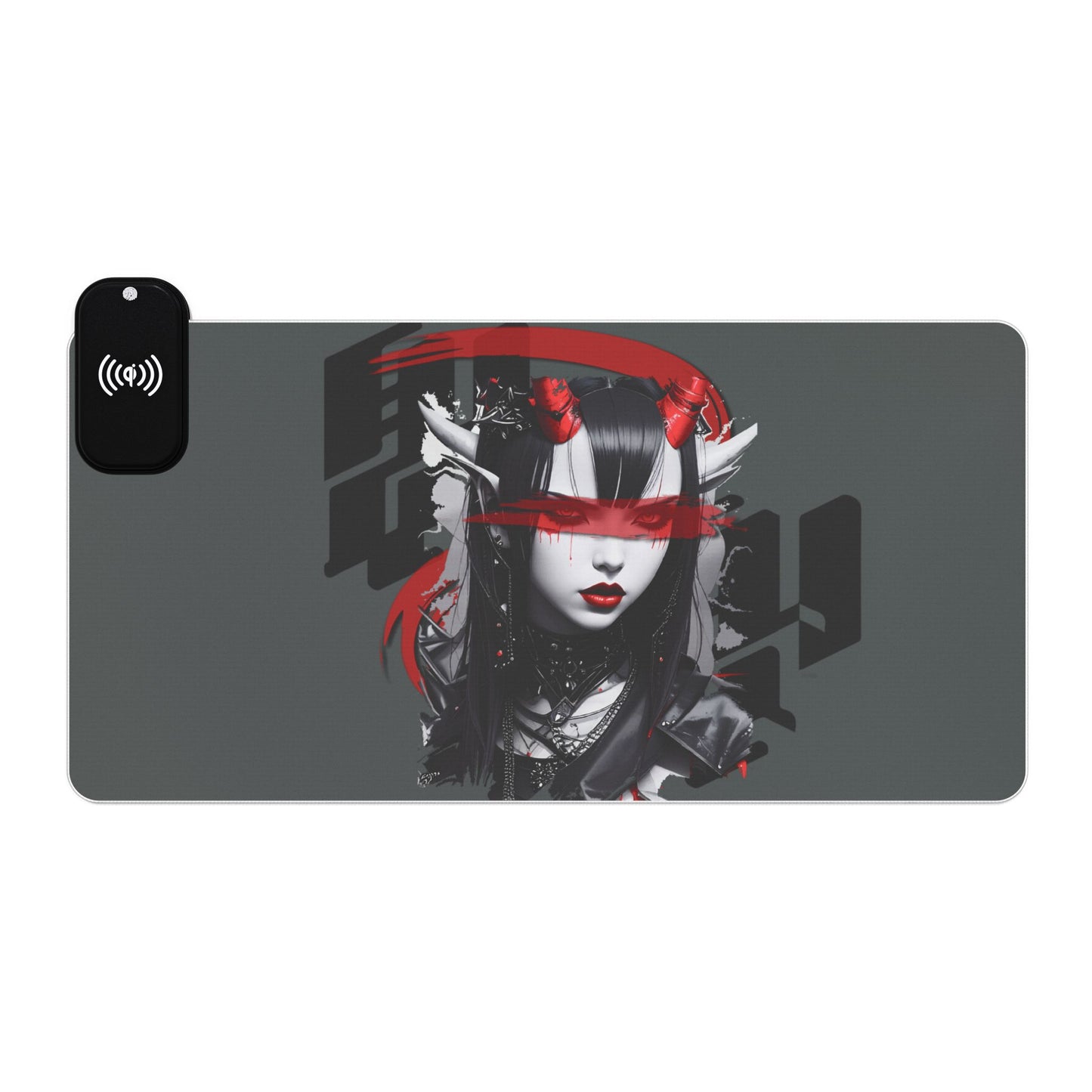 LED Gaming Mouse Pad with Wireless Charging - Stylish & Functional for Gamers, Desk Accessories, Computer Setup, Gift Ideas, Modern Decor