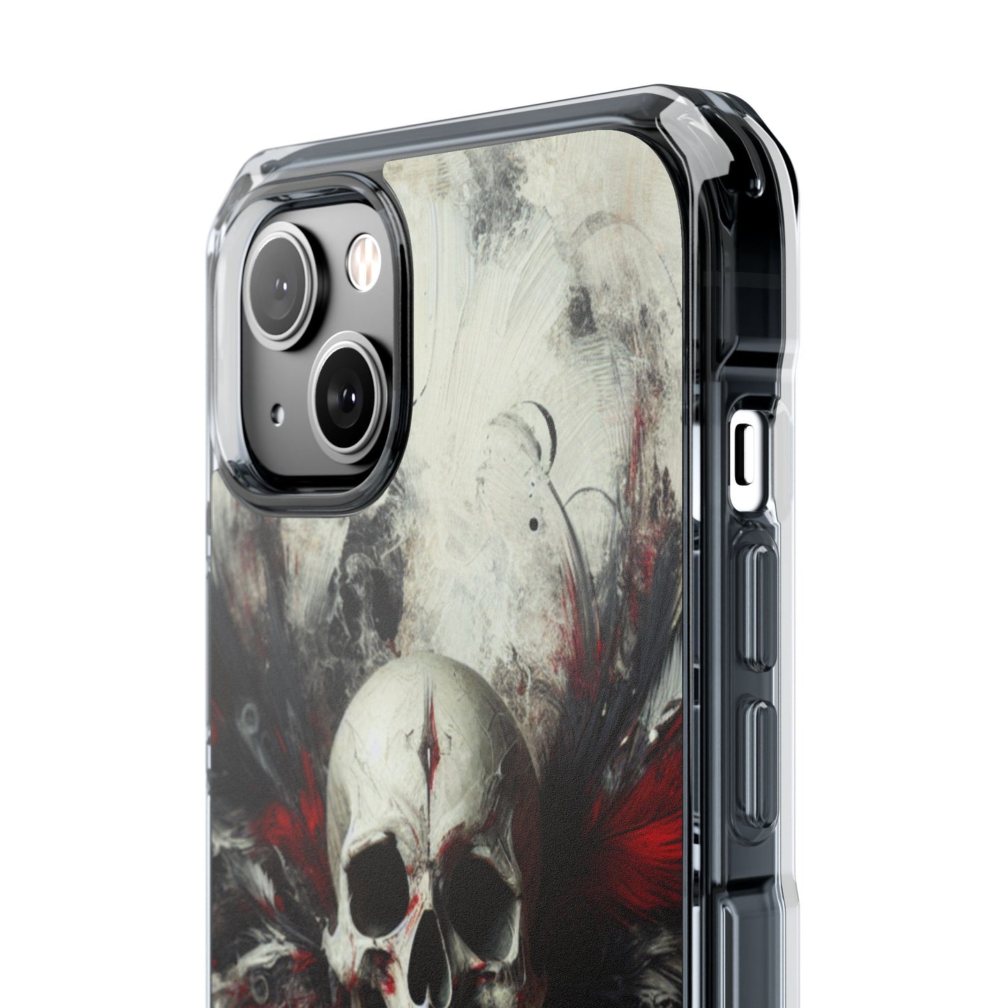Gothic Skull Phone Case, Unique iPhone Cover, Edgy Smartphone Protector, Halloween Gift, Alternative Accessories