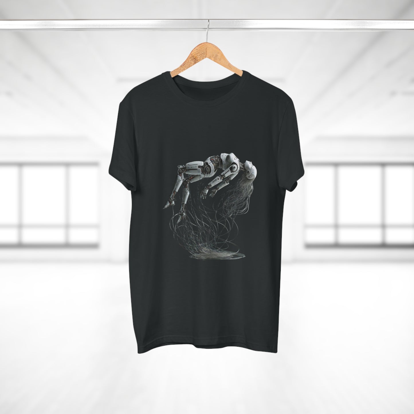 Futuristic Graphic Tee, Cool Unisex T-Shirt for Tech Enthusiasts, Gift for Birthdays, Casual Wear, Unique Art Shirt