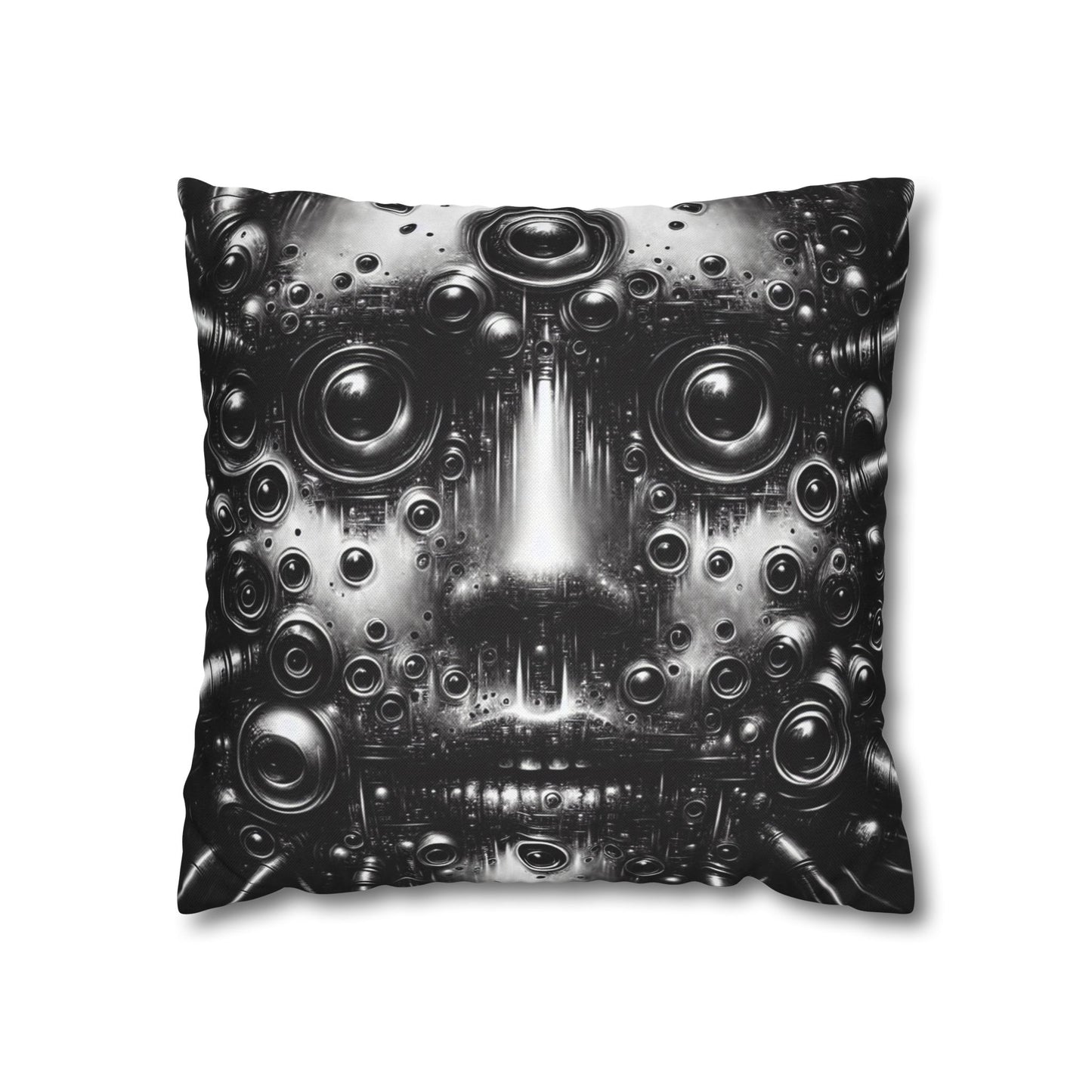Funky Geometric Pillowcase, Modern Home Decor, Unique Throw Pillow Cover, Artistic Cushion Cover, Gift for Art Lovers
