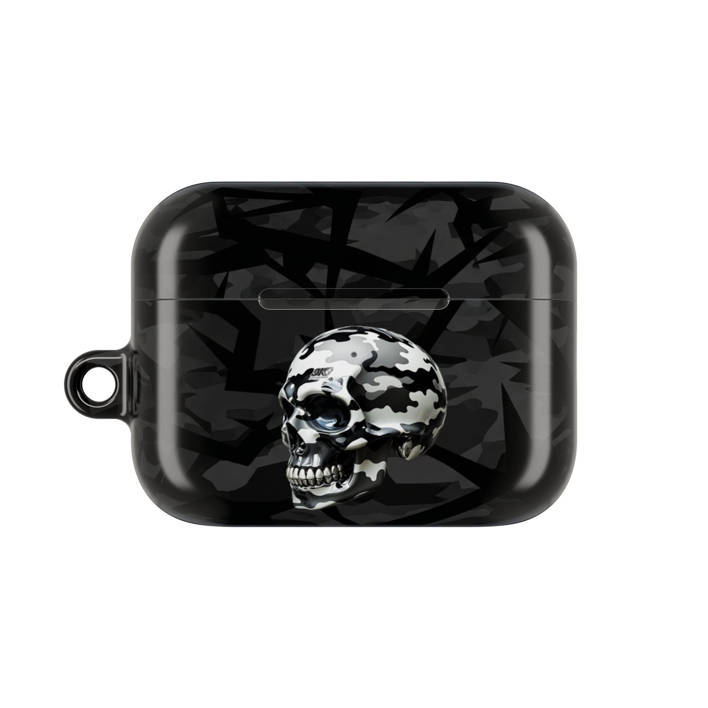 Edgy Skull AirPod Case | Unique Headphone Accessories | Gift for Music Lovers, Tech Enthusiasts, Birthdays, Holidays, Halloween