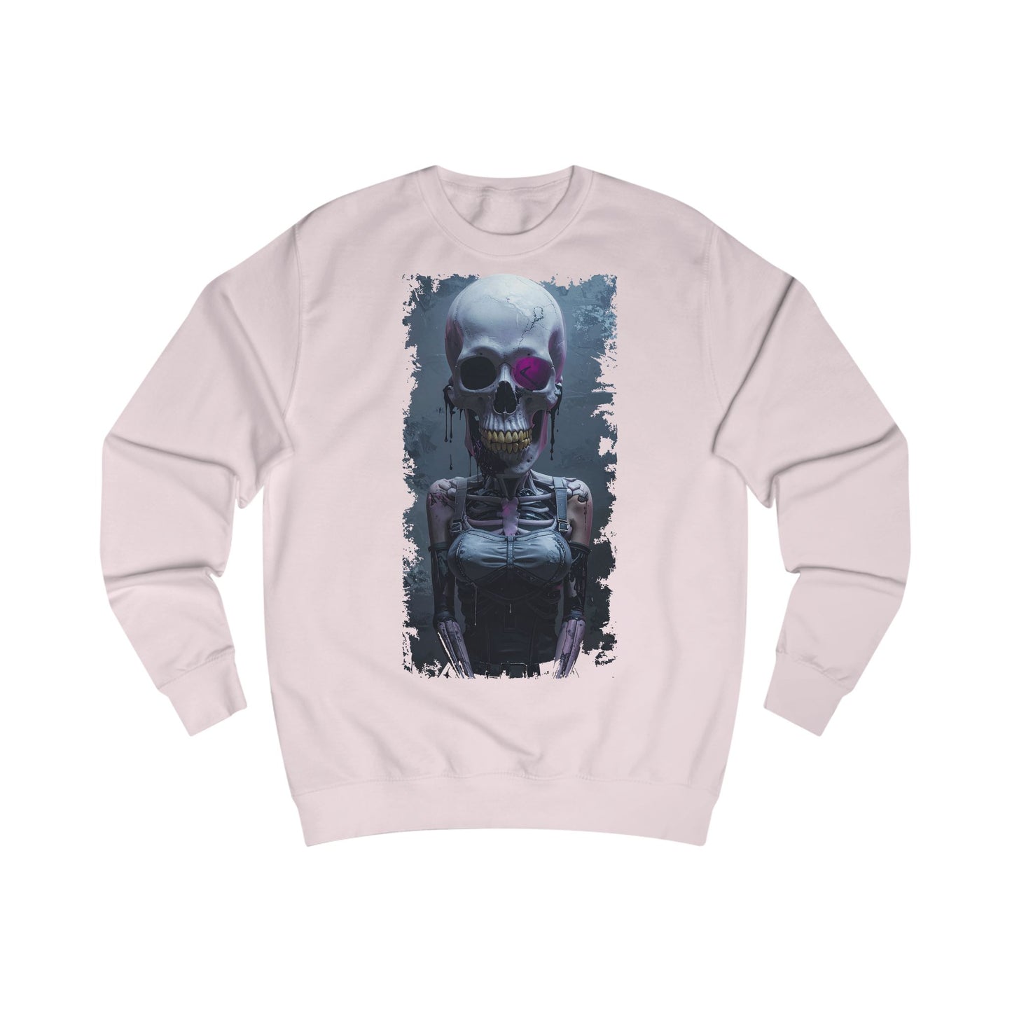 Skeleton Graphic Unisex Sweatshirt - Spooky, Halloween Apparel, Streetwear, Cozy Gift, Skull Design
