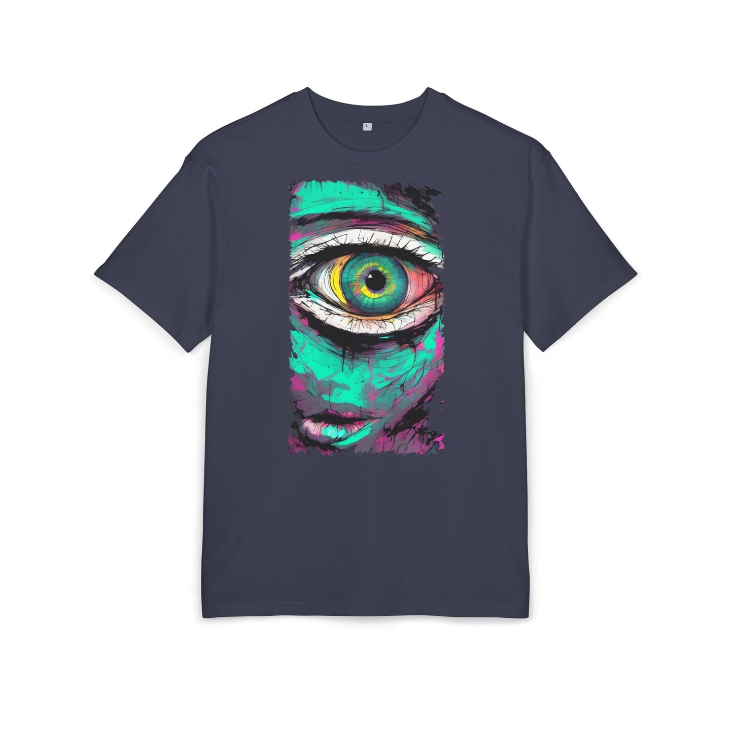 Stylish Eye Graphic Tee, Unisex Oversized T-Shirt, Casual Wear, Street Style, Gift for Art Lovers, Funky Apparel