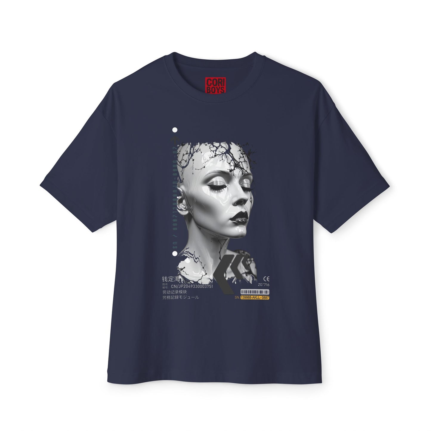 Chic Graphic Tee, Unisex Streetwear, Trendy Oversized Shirt, Modern Art T-Shirt, Casual Wear for Everyday Style