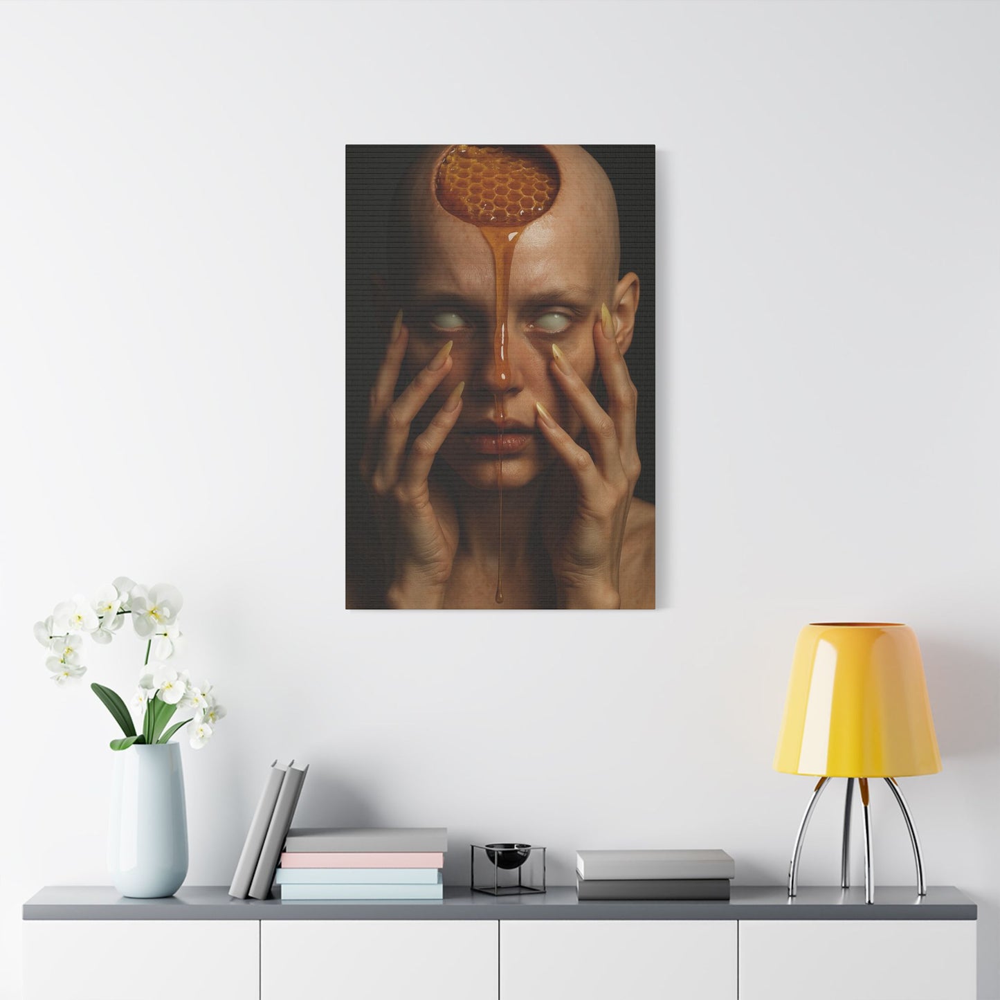 Artistic Wall Canvas Print, Modern Home Decor, Unique Art Piece, Abstract Design, Statement Wall Art