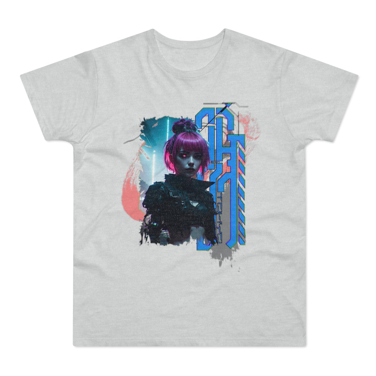 Cyberpunk Art Unisex T-Shirt, Streetwear Tee, Graphic Shirt, Gift for Him, Festival Apparel, Tech-Inspired Fashion