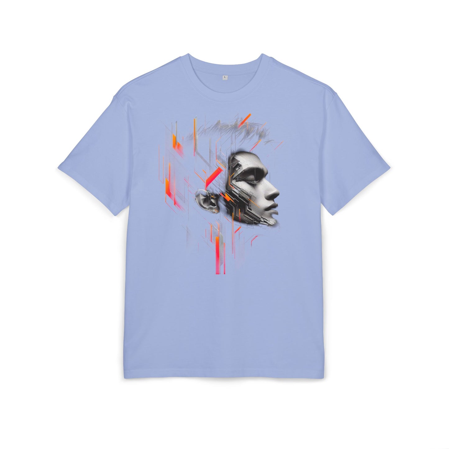 Artistic Oversize Tee - Modern Abstract Design