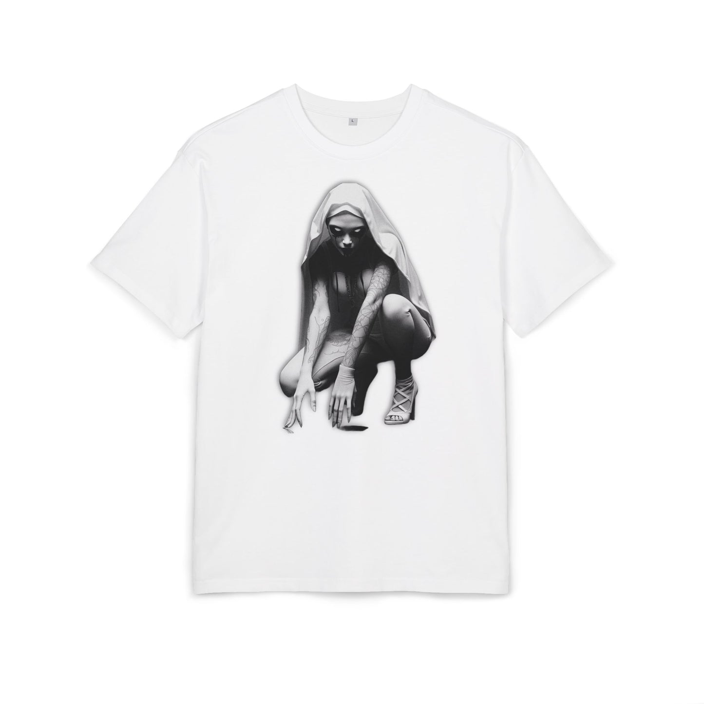 Urban Style Unisex Heavy Oversize Tee with Edgy Design