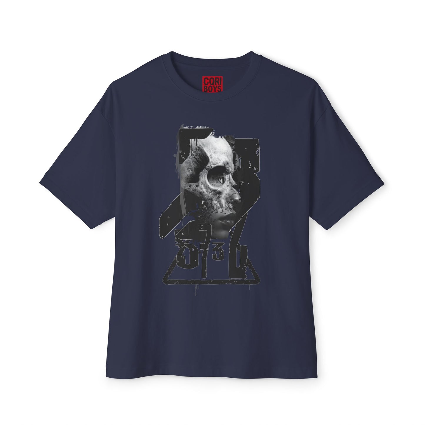 Edgy Graphic Tee, Unisex Oversized Boxy Tee, Goth Fashion Shirt, Casual Streetwear Top, Grunge Style Tee, Perfect Gift for Halloween