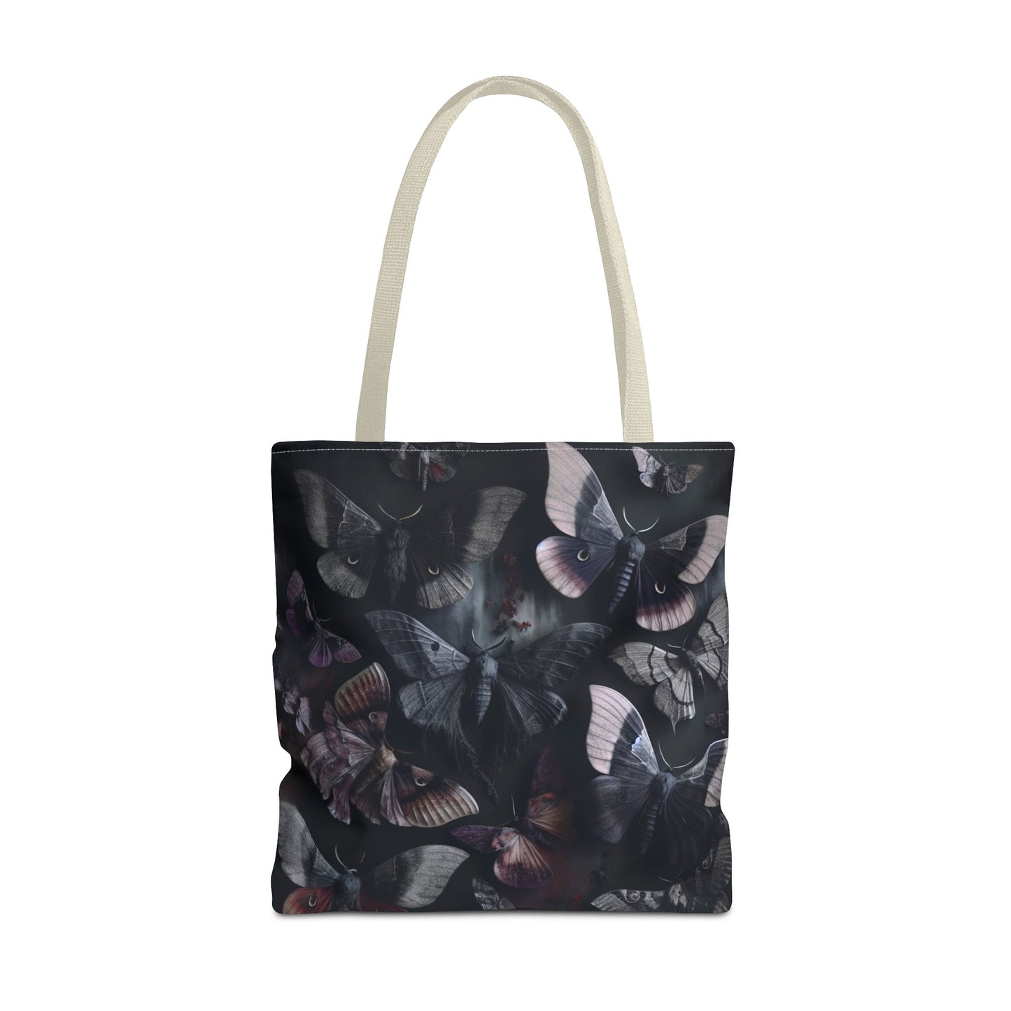 Gothic Moth Bag - Stylish and Versatile, Eco-friendly Shopping, Gift for Nature Lovers, Beach and Travel Use, Bohemian Decor