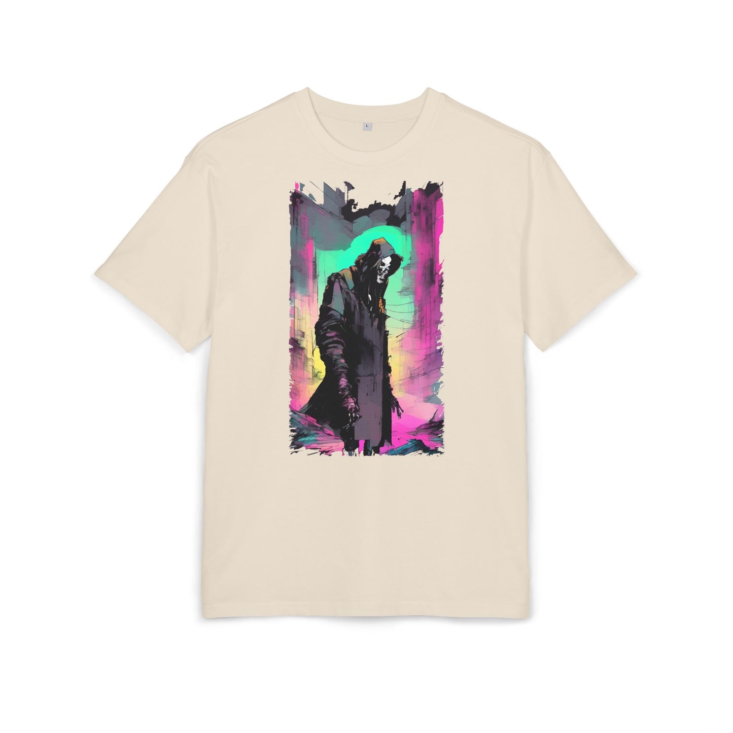 Vibrant Oversize Graphic Tee, Unisex Heavy Tee, Streetwear, Casual Wear, Unique Art Shirt, Gift for Him/Her/Friends