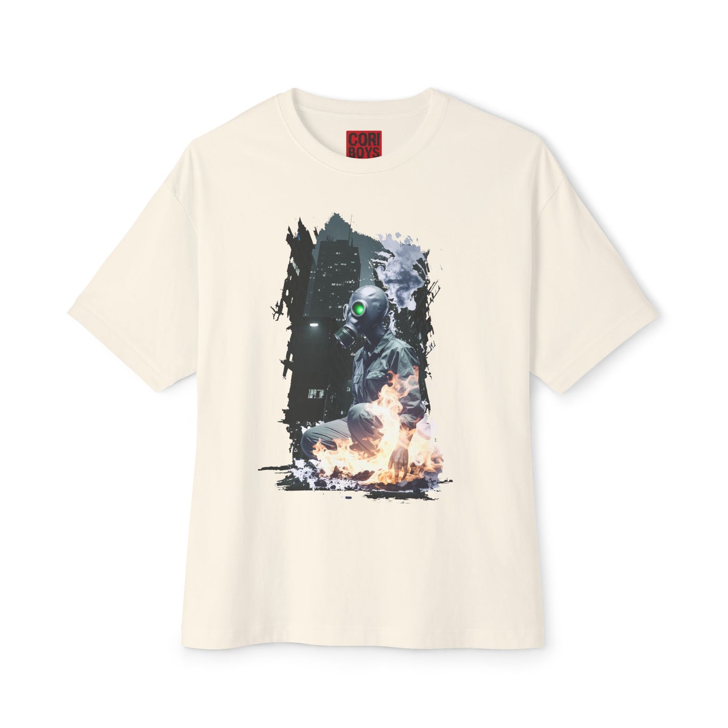 Cool Graffiti Monster Tee, Unisex Boxy T-Shirt, Streetwear Fashion, Graphic Tee, Unique Urban Style