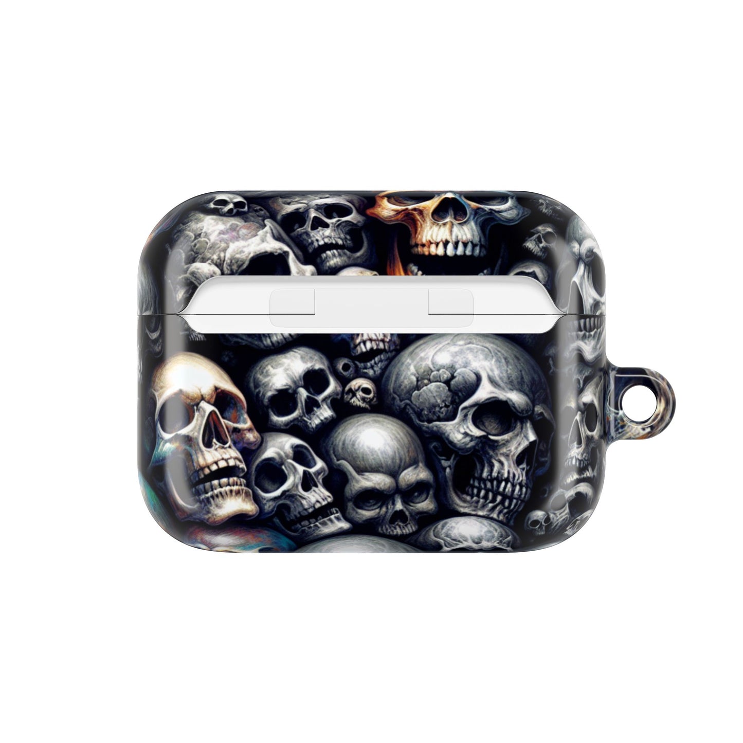 Gothic Skull AirPod Cases - Edgy Accessories for Music Lovers, Unique Gift for Teens, Halloween, Gothic Style, Skull Designs