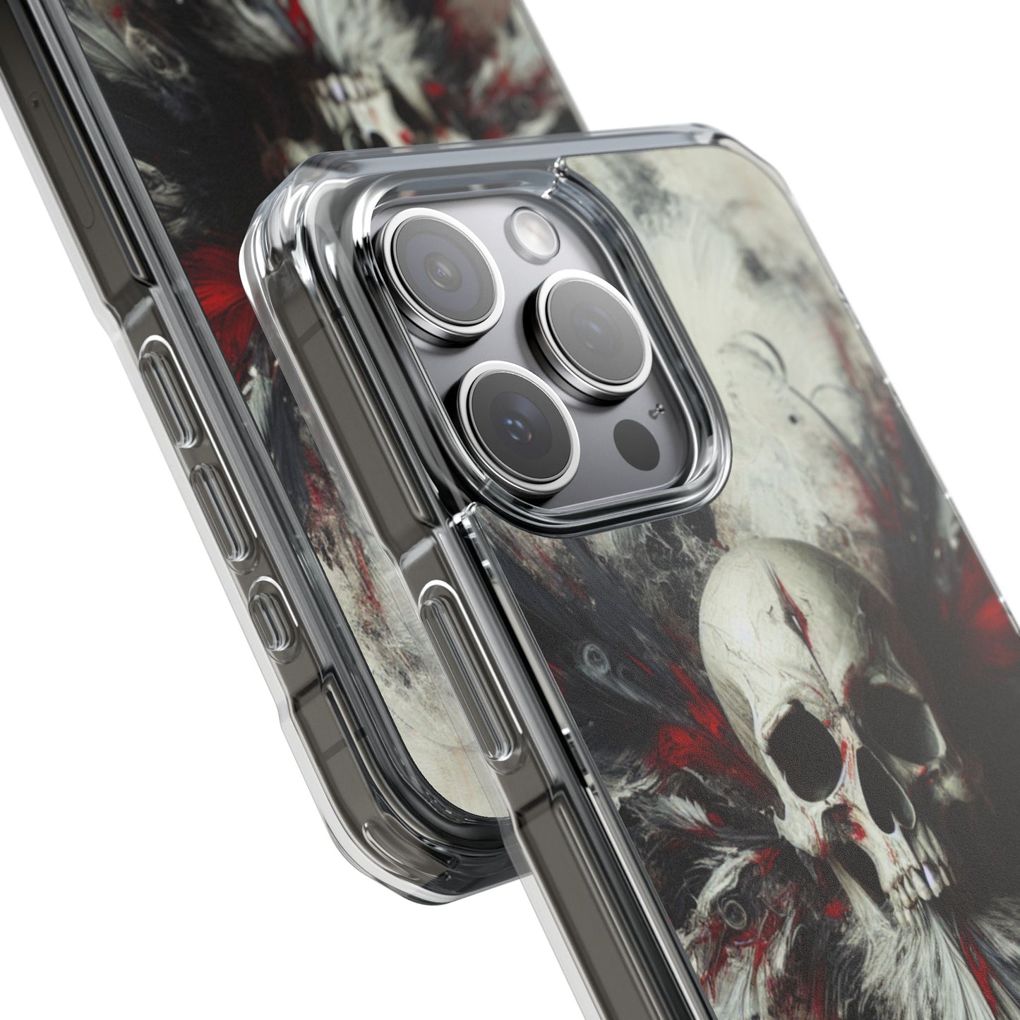 Gothic Skull Phone Case, Unique iPhone Cover, Edgy Smartphone Protector, Halloween Gift, Alternative Accessories