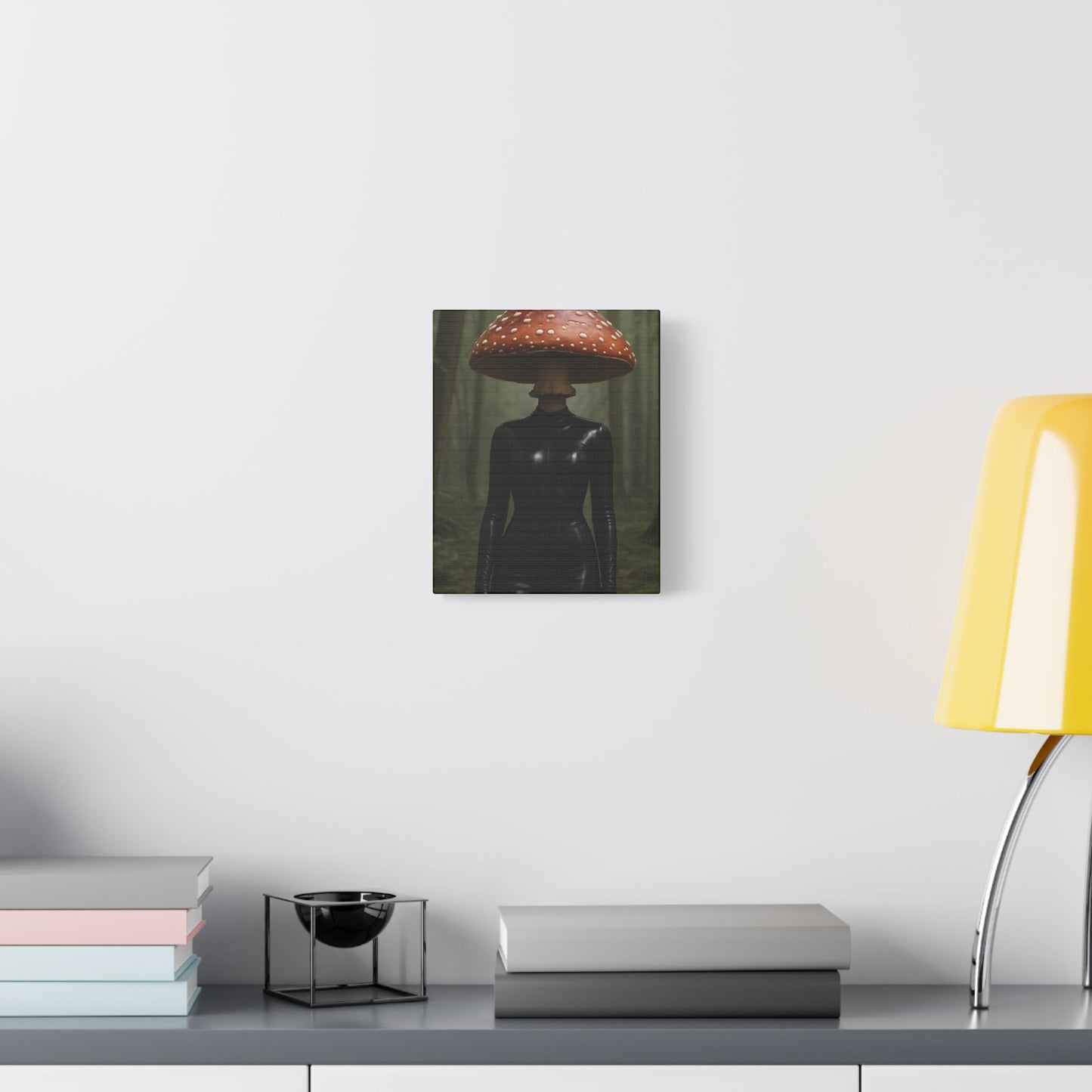 Mystical Mushroom Canvas Art Print, Fantasy Wall Decor, Unique Gift, Home Decoration, Nature Inspired Artwork