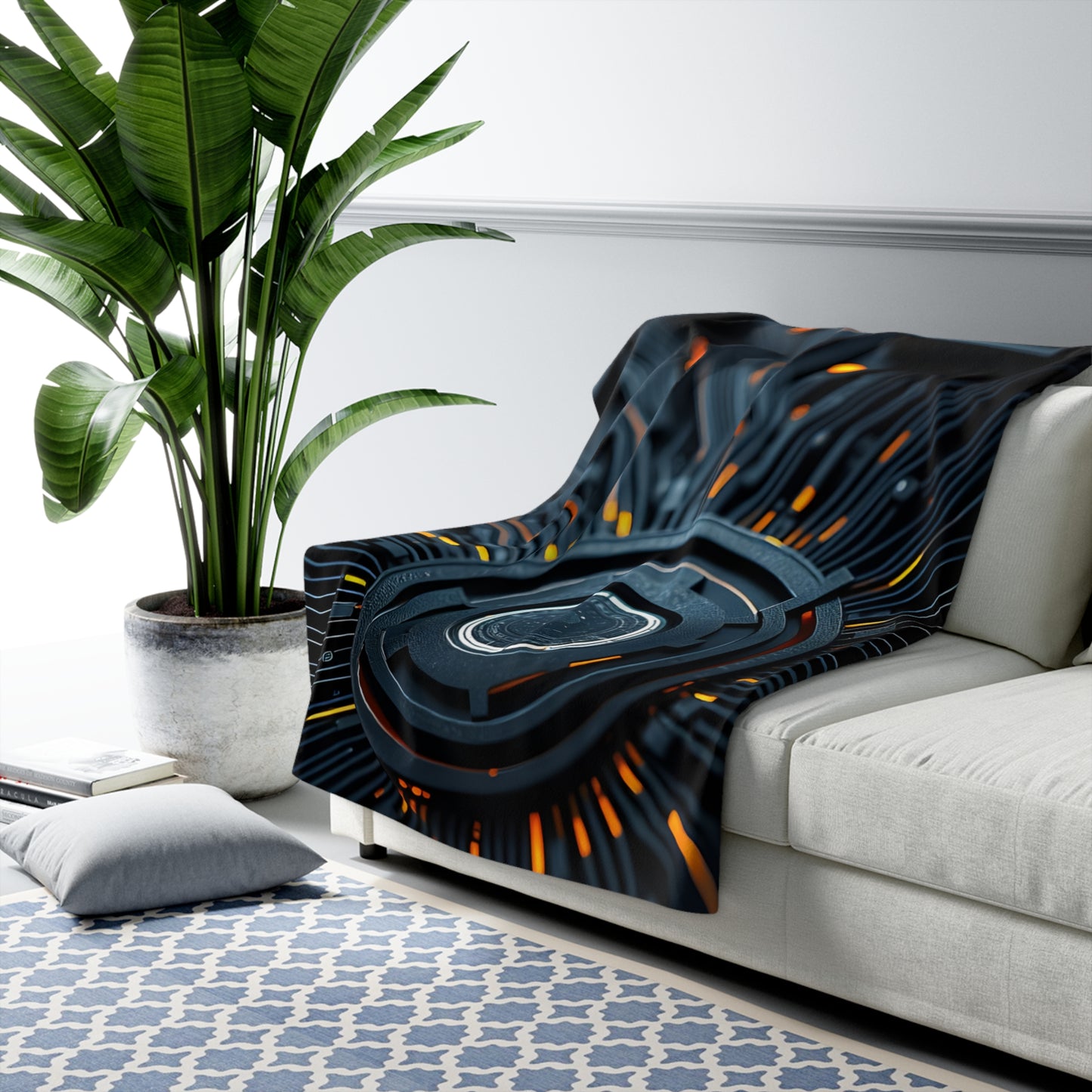 Gamer's Sherpa Fleece Blanket - Cozy Gaming Throw