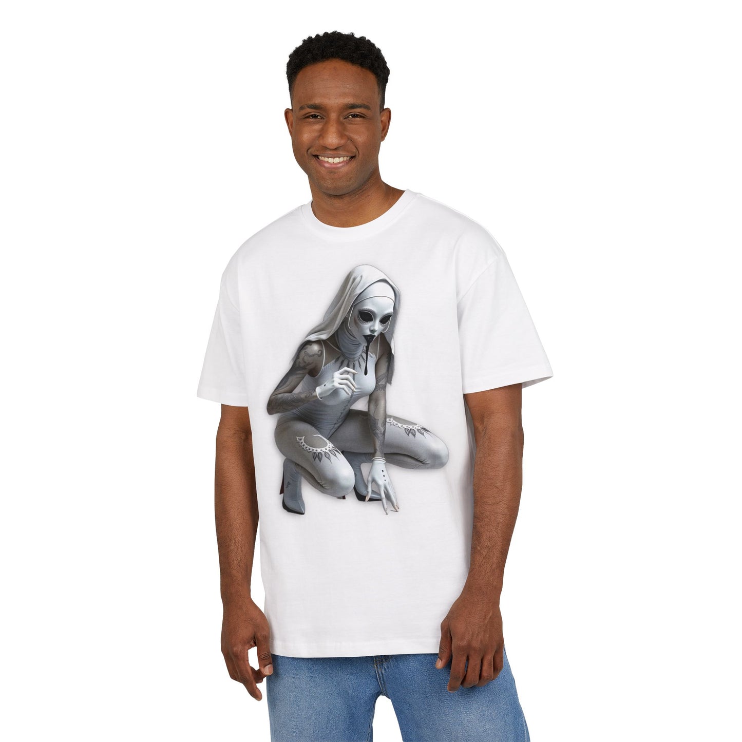 Horror Unisex Heavy Oversize Tee - Casual Streetwear