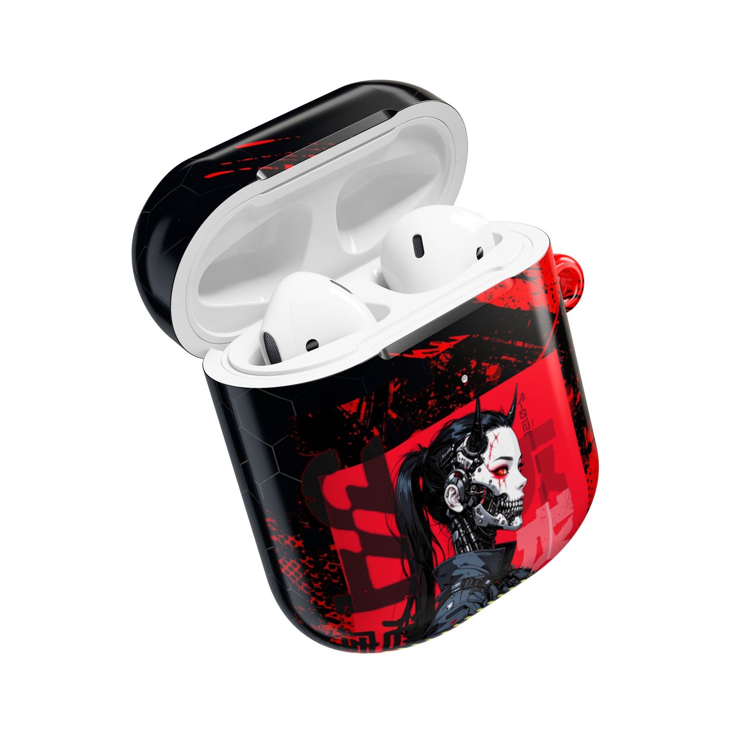 Cyberpunk AirPod Case - Stylish Reactive Design for Tech Lovers, Gifts for Gamers, Modern Charging Case, Unique Earbud Cover