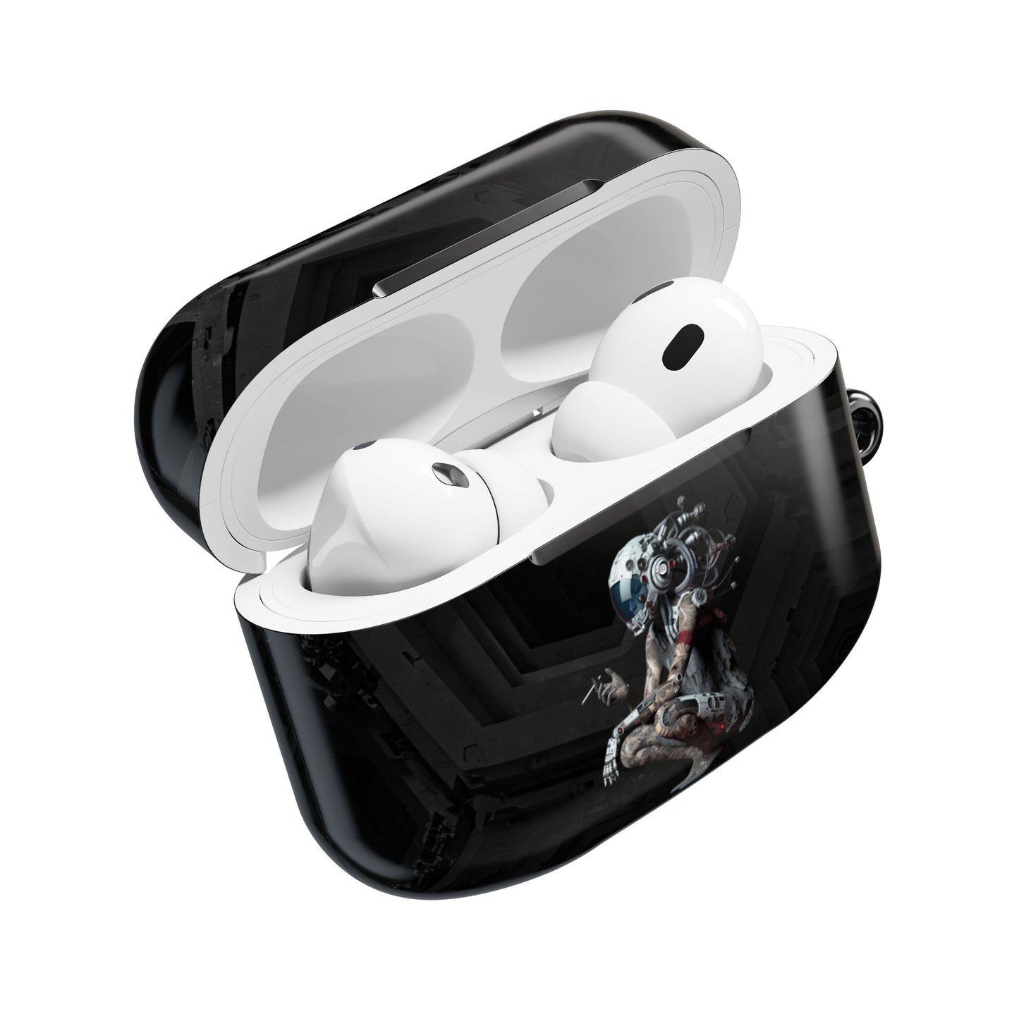 Futuristic AirPod Cases - Stylish Protection for Music Lovers, Gift for Tech Enthusiasts, Trendy Headphone Cover, Unique Tech Gift