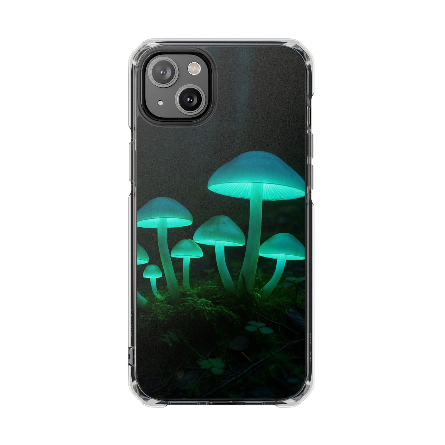Glowing Mushroom iPhone Case, Unique Cellphone Protector, Gift for Nature Lovers, Eco-Friendly Tech Accessory