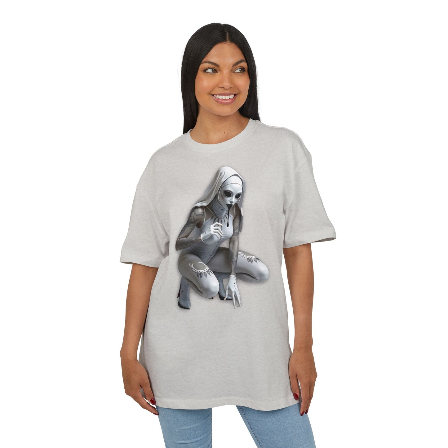 Horror Unisex Heavy Oversize Tee - Casual Streetwear